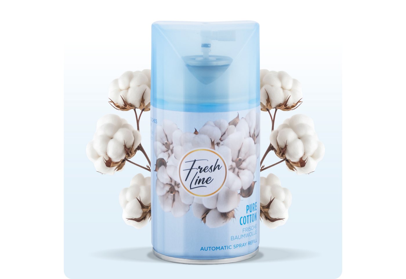 Fresh Line Raumduft Nachfüllspray 250 ml – Für automatischen Zerstäuber, Für handelsübliche Zerstäuber – für private und gewerbliche Räume