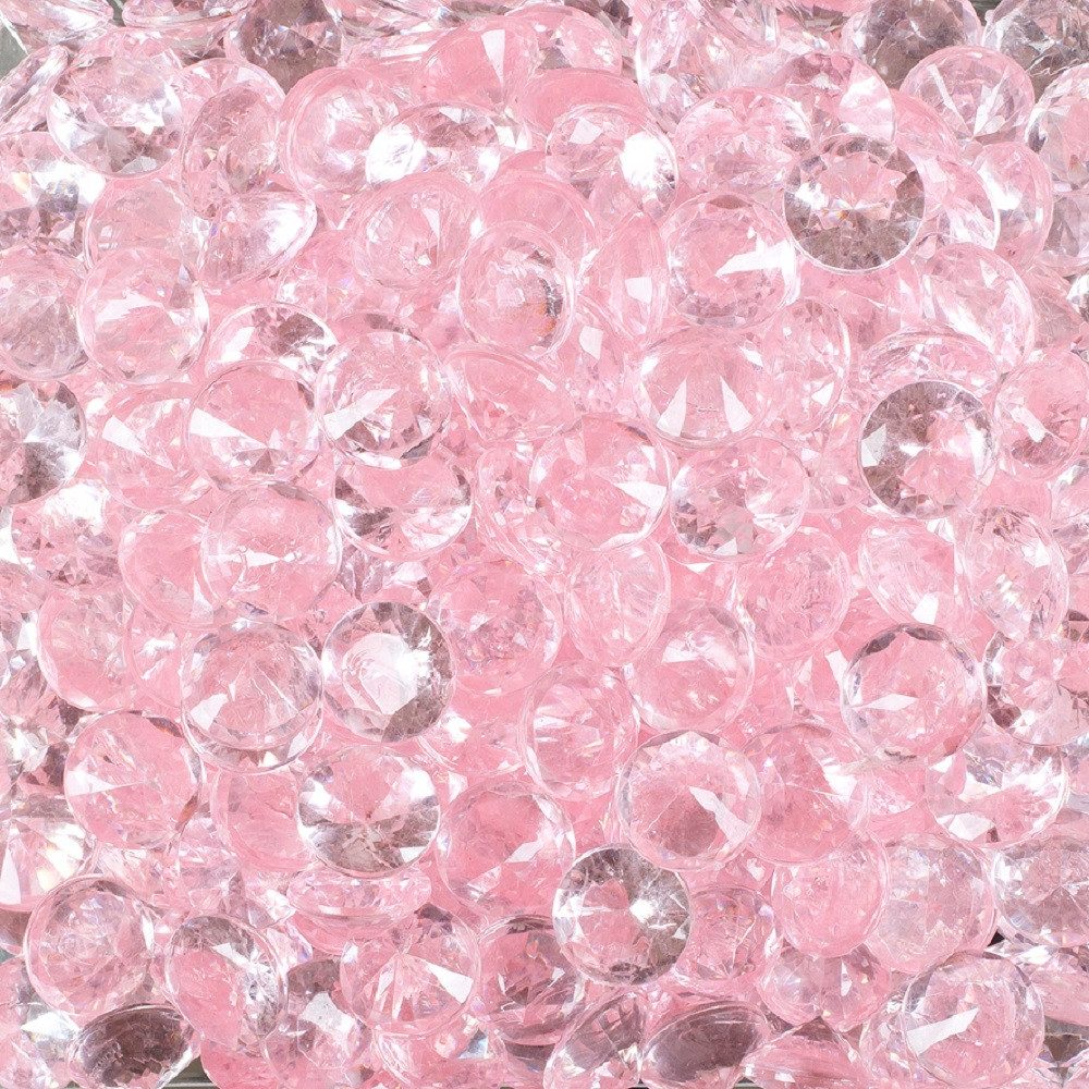 Streudeko Deco BRILLANTEN 12mm. CA 150 Stück aus Acryl. 100ml.