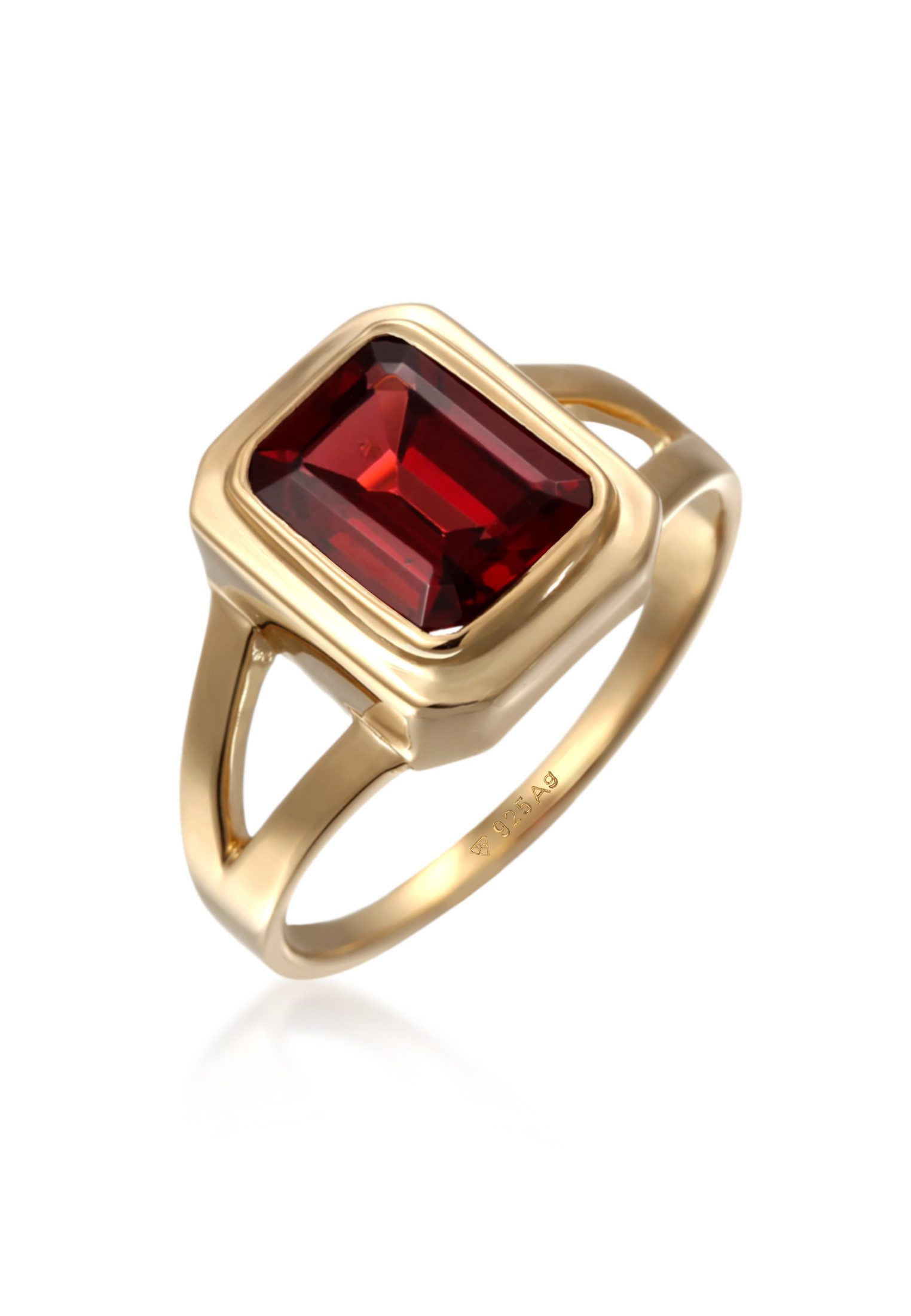 Elli Fingerring Neuheit Solitär Quarz Grün günstig online kaufen