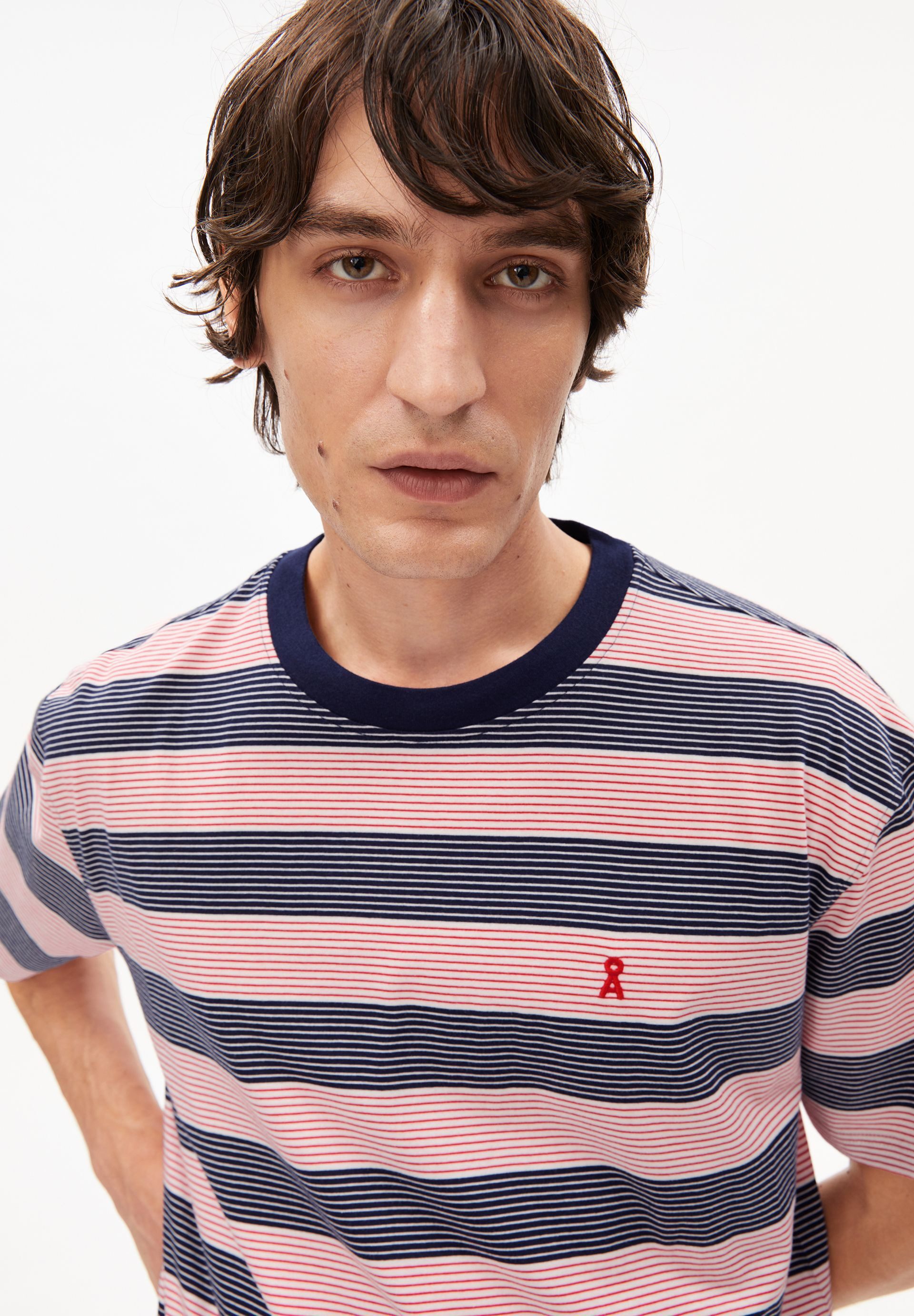 Armedangels T-Shirt MAARKOS STRIPES T-Shirt aus Bio-Baumwolle Relaxed Fit