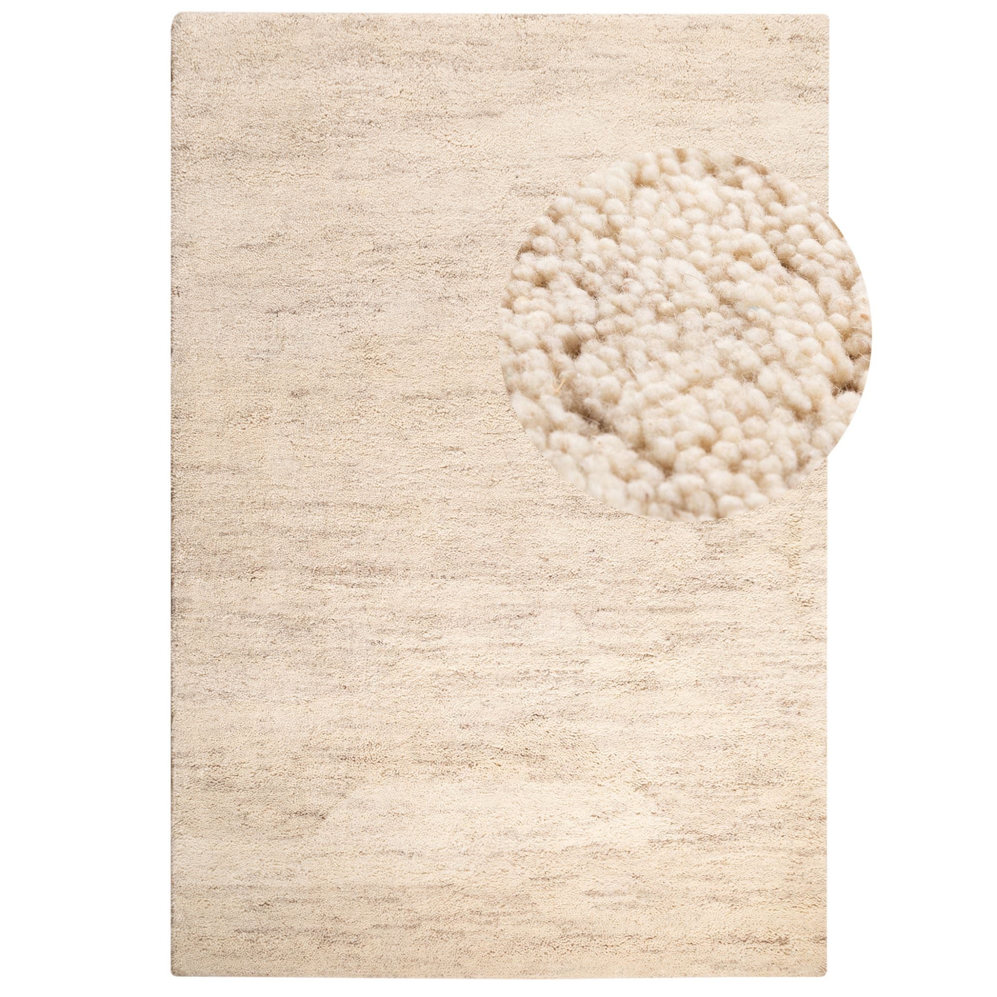 Steffensmeier Wollteppich Rabat, Rechteckig, Berber Teppich aus Marokko, ha günstig online kaufen