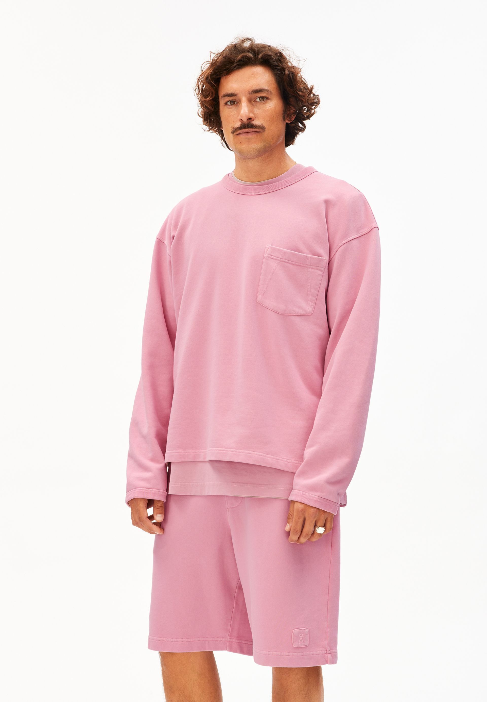 Armedangels Sweatshirt GMT DYE 100% Bio-Baumwolle Relaxed Fit