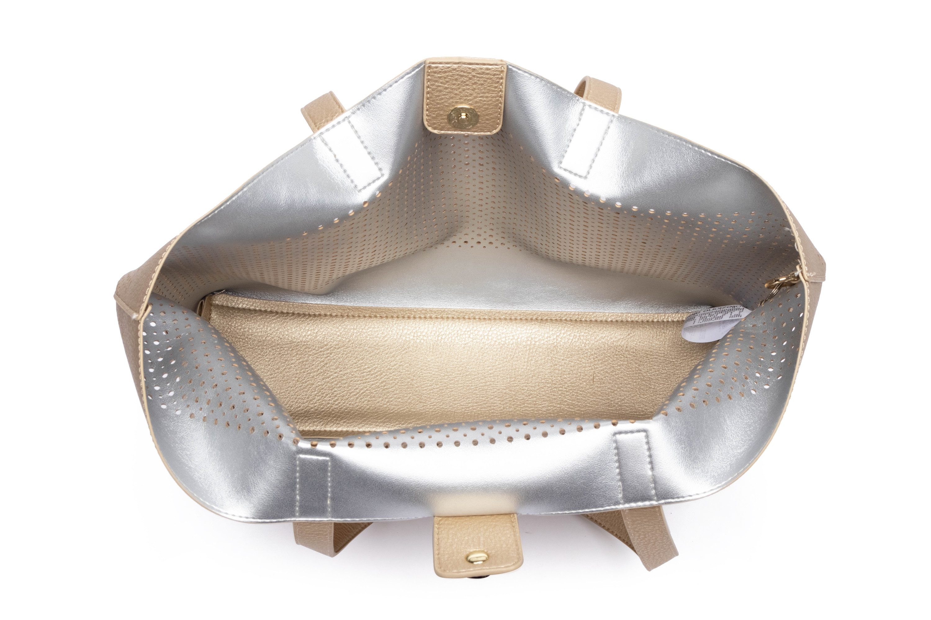 COLLEZIONE ALESSANDRO Schultertasche Glam, mit Lochstanzung