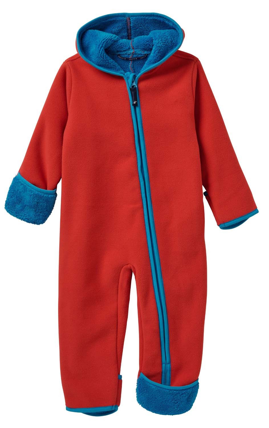 Fleeceoverall JAKO-O Kuschelfleece Overall, tomatenrot