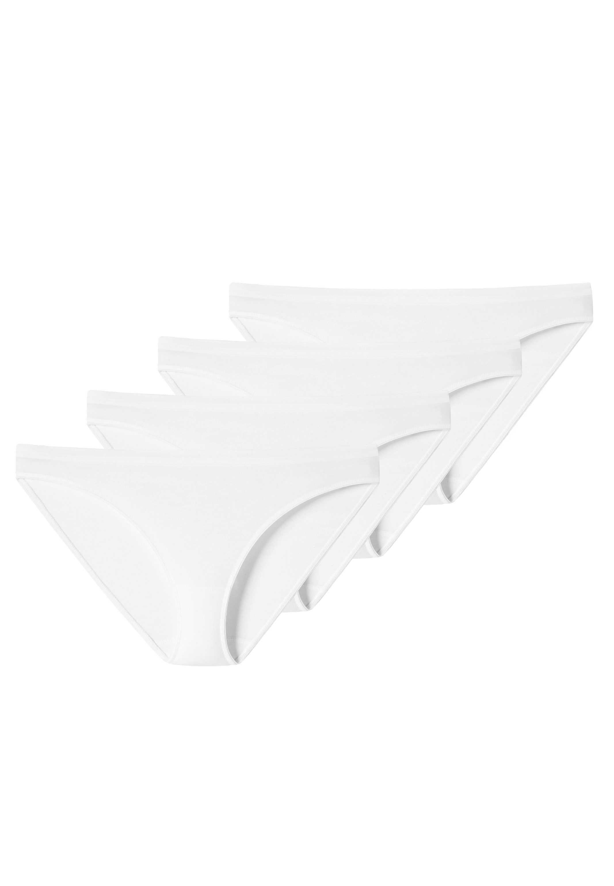 Schiesser Minislip 4er Pack 95/5 Cotton (Spar-Set, 4-St) Mini Slip - Baumwolle - Flache Nähte für höchsten Tragekomfort