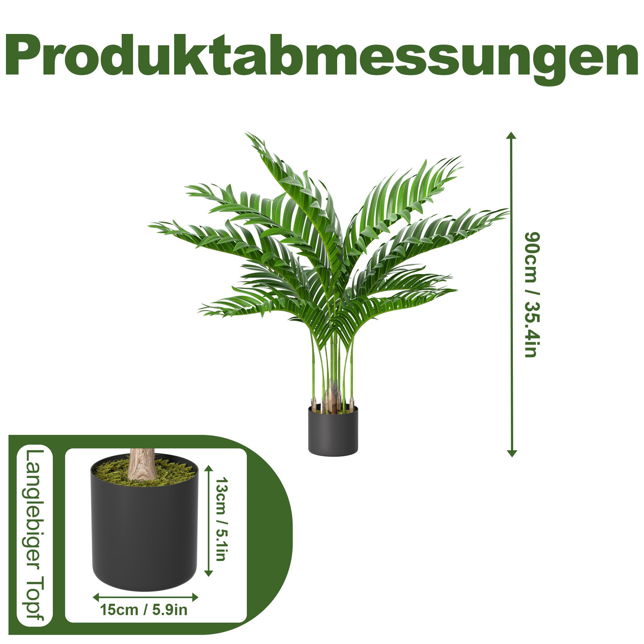 Kunstbaum Ficusbaum 90/110/160/180 cm Künstliche Pflanzen wie echt mit Stam günstig online kaufen