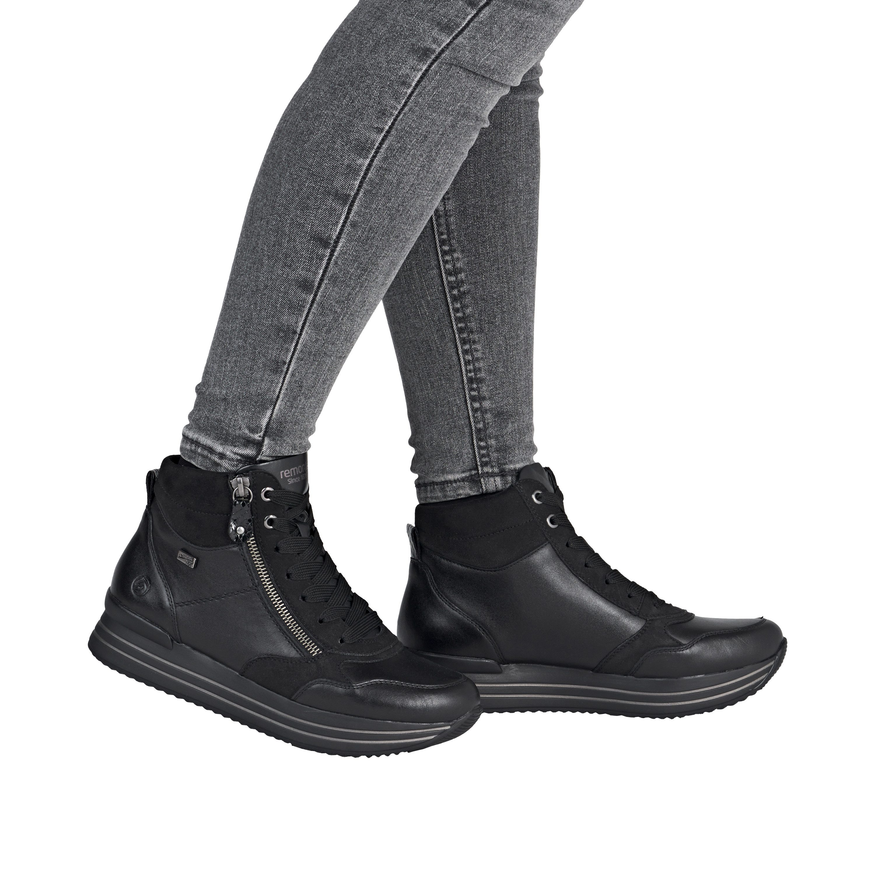Remonte Sneakerboots Schnürboots, Plateauboots, Stiefelette, wasserabweisende TEX-Membran