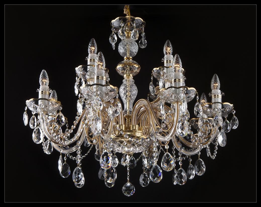JVmoebel Kronleuchter Klassische Kristallleuchte in elegantem Bohemia-Stil, Warmweiß, Made in Europa