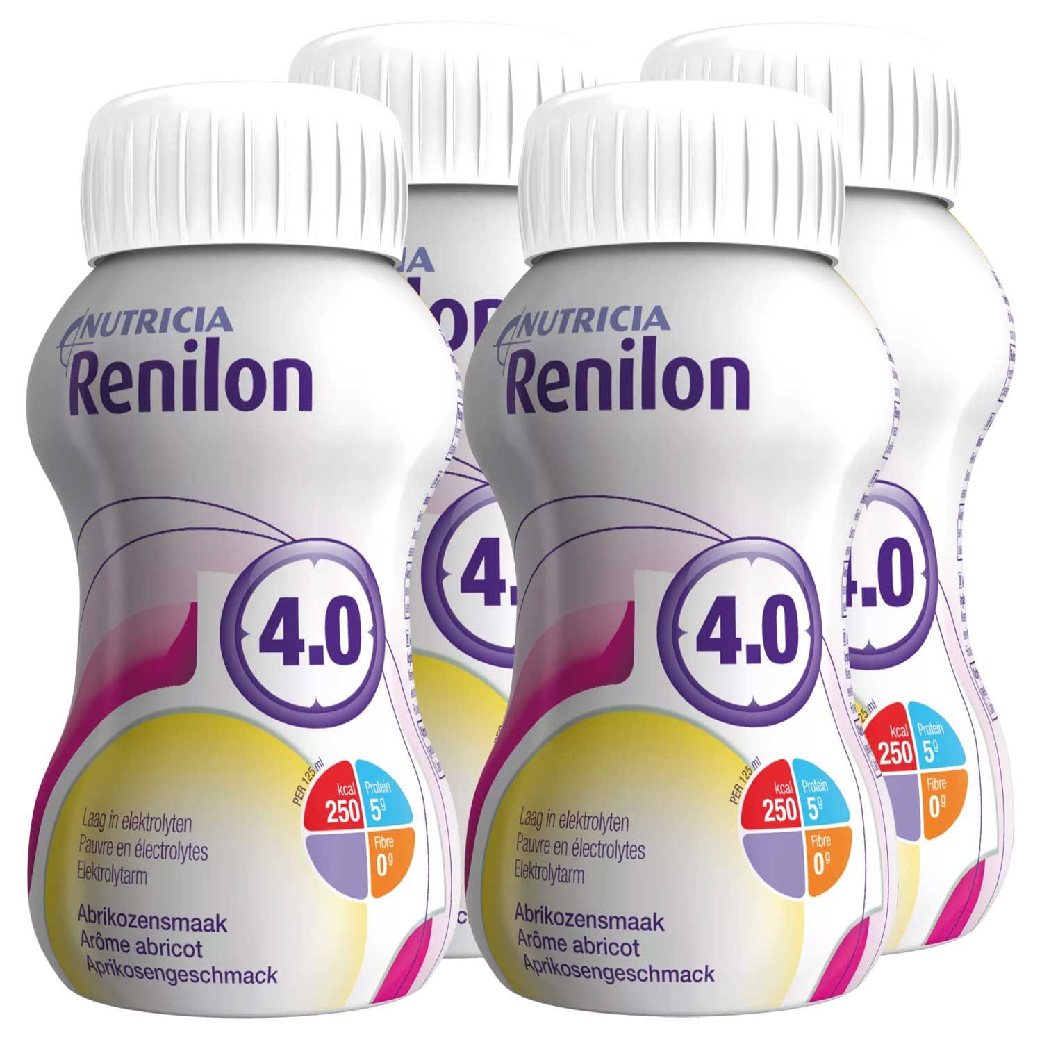 Trinkbeutel Renilon 4.0 4er Bundle - Aprikose