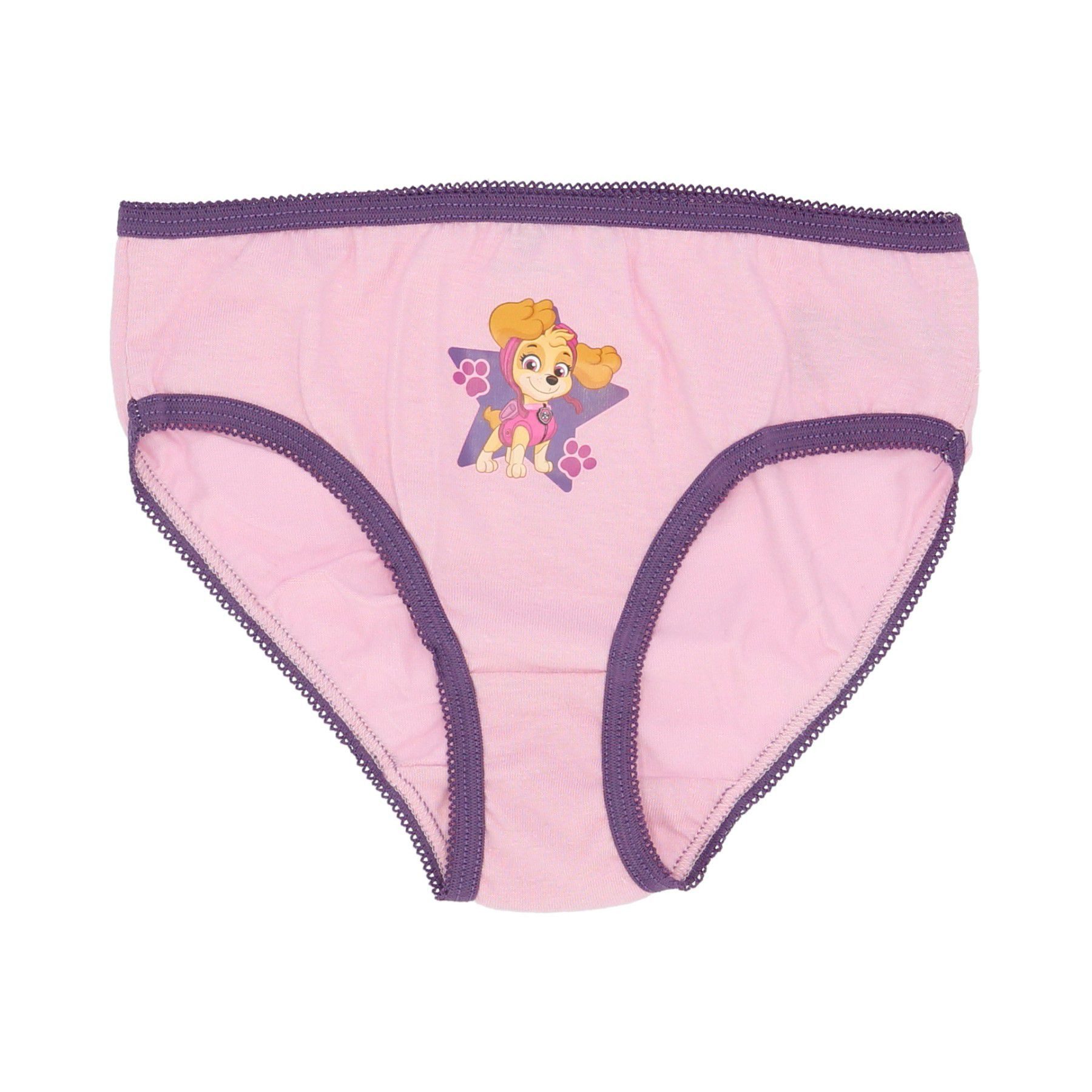 PAW PATROL Slip Paw Patrol Unterwäsche 2er Set Slips für Mädchen 100% Baumwolle