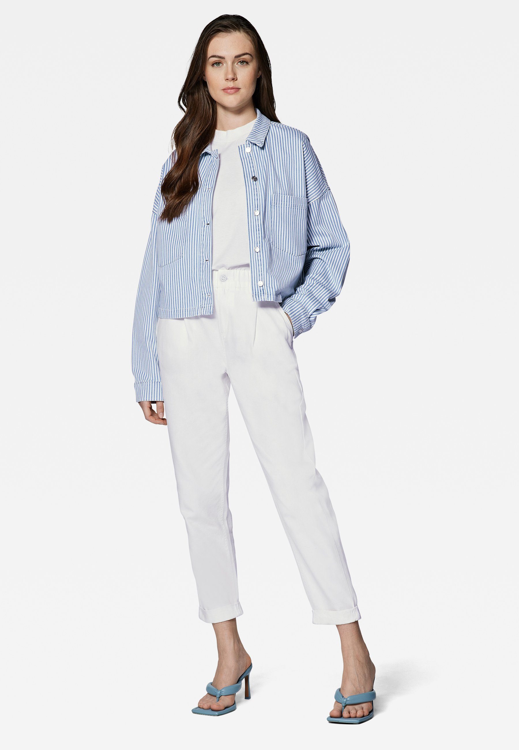 Mavi Hemdbluse RAYNA Crop Long Sleeve Denim Shirt