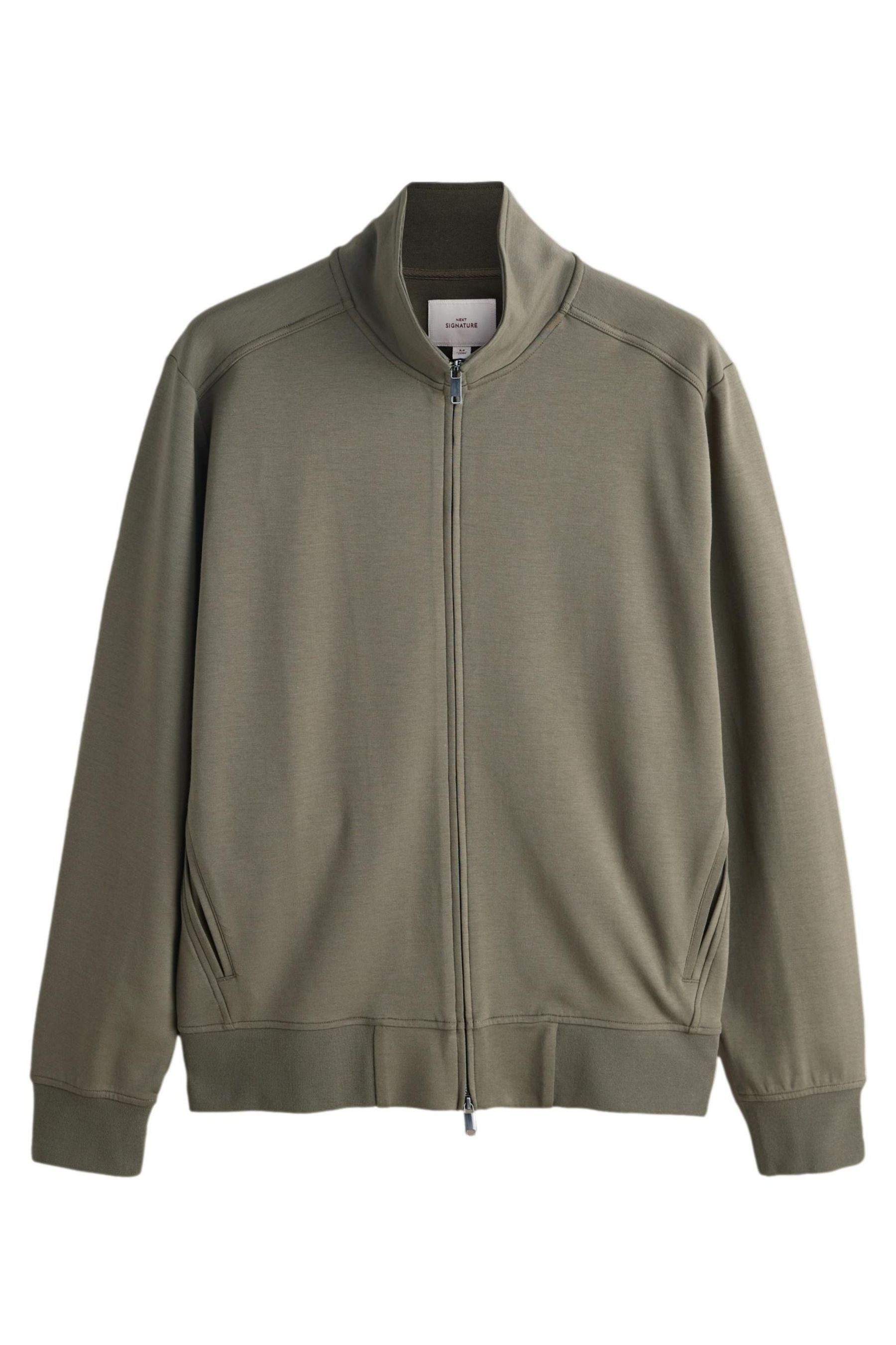 Next Sweater Signature Modal-Sweatshirt mit durchgehendem RV (1-tlg)