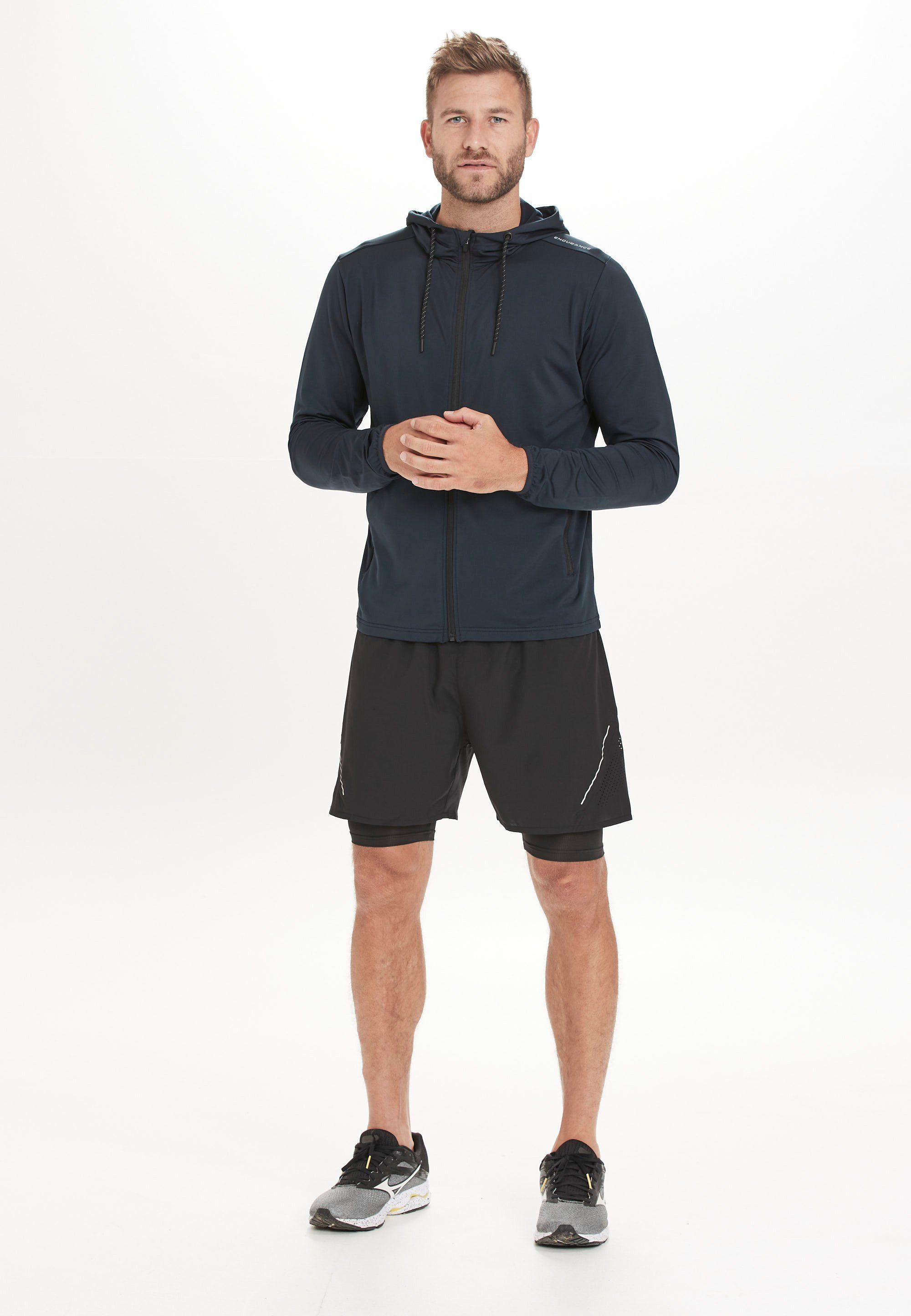 mit regulierbarer Kapuze Sweatjacke Corriden ENDURANCE