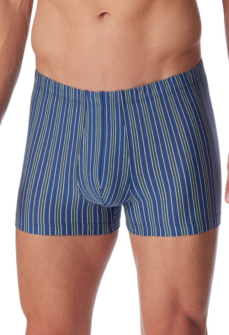 Schiesser Boxershorts Unterwäsche 95/5 Organic Cotton mehrfarbig blau/schwa günstig online kaufen