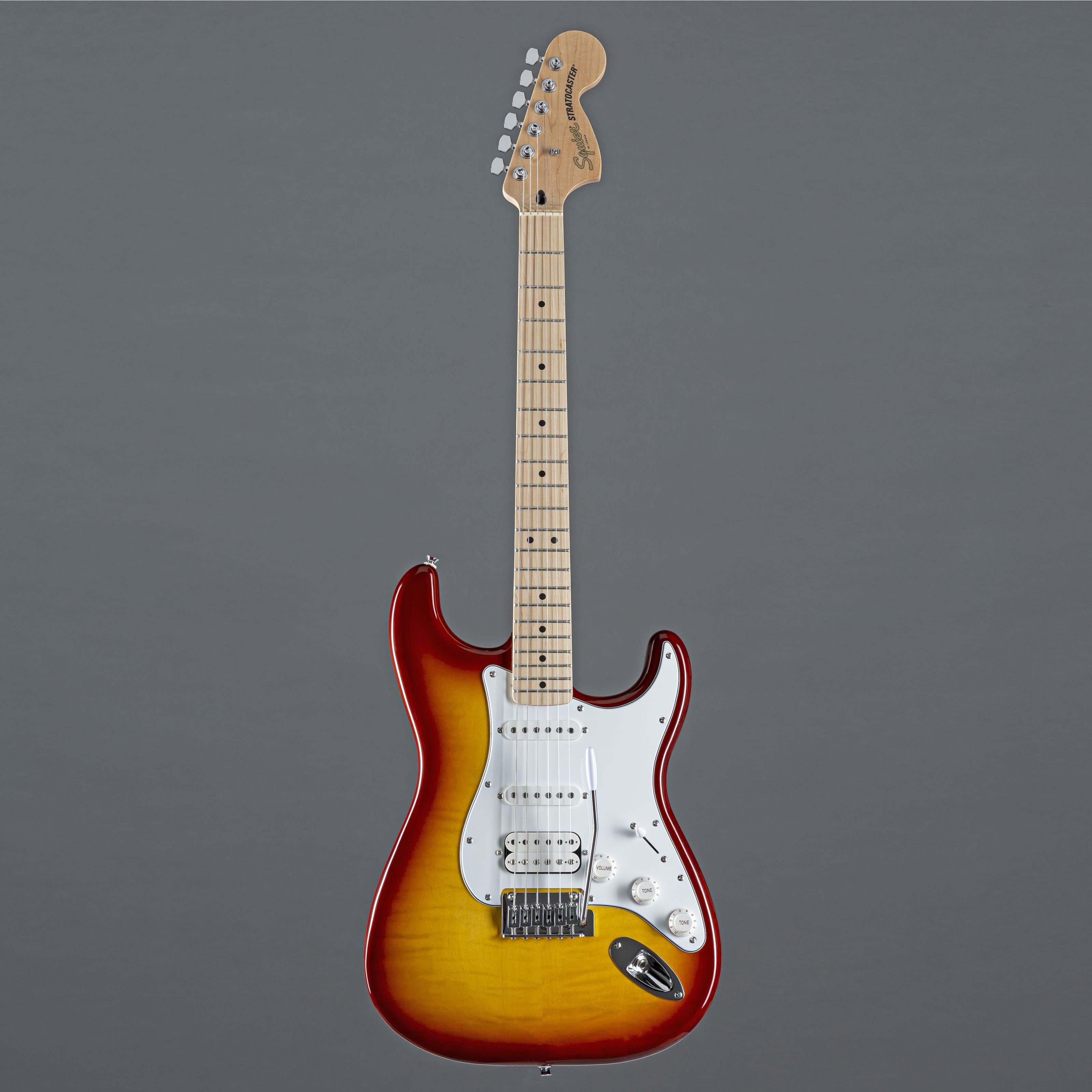 Squier E-Gitarre, E-Gitarren, ST-Modelle, Affinity Series Stratocaster FMT HSS MN Sienna Sunburst - E-Gitarre