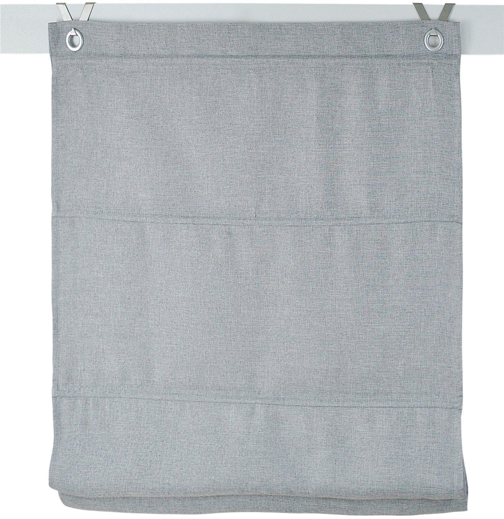 Kutti Raffrollo Dimout, mit Hakenaufhängung, ohne Bohren, freihängend, verd günstig online kaufen