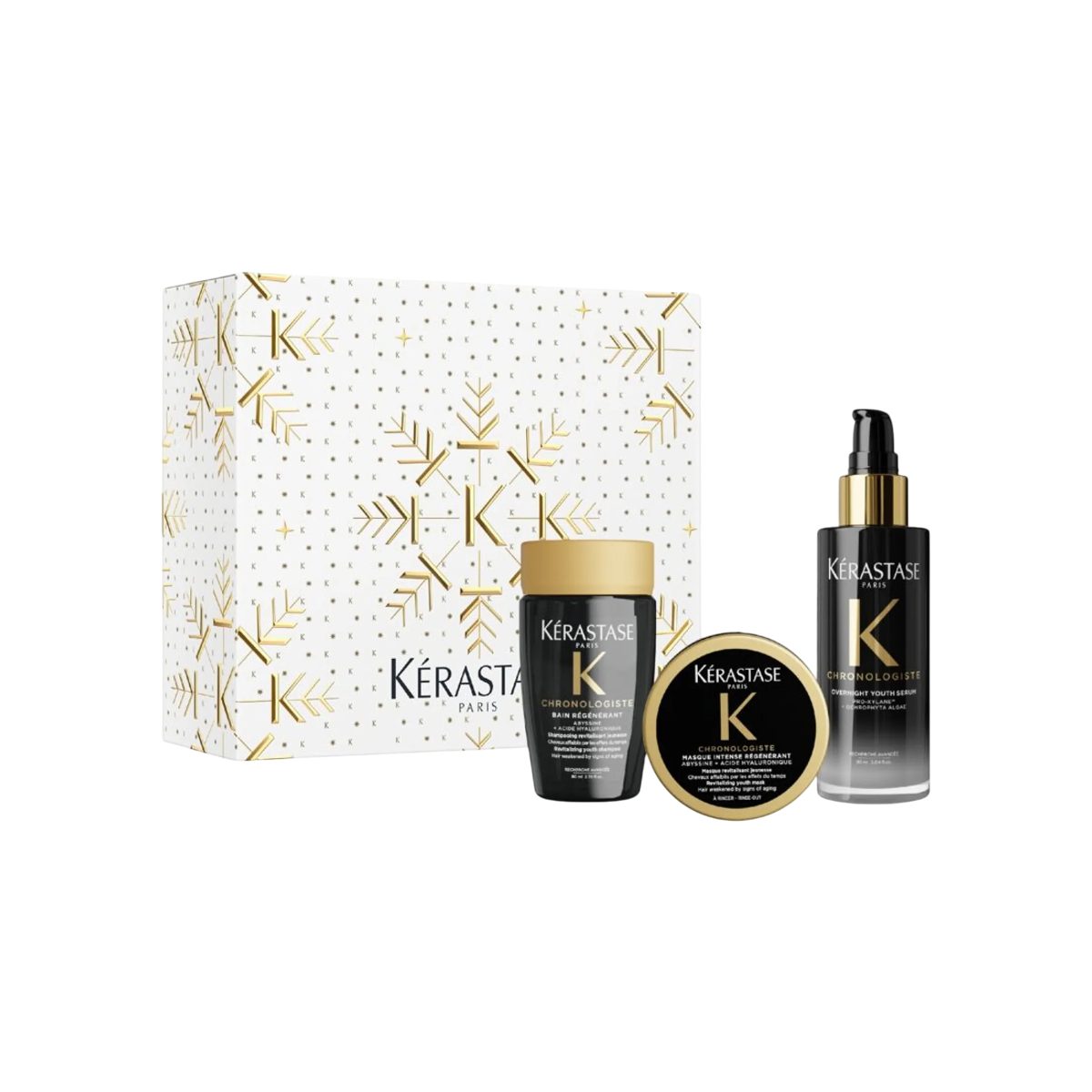 Kérastase Haarpflege-Set Chronologiste XMas Set, 3-tlg.