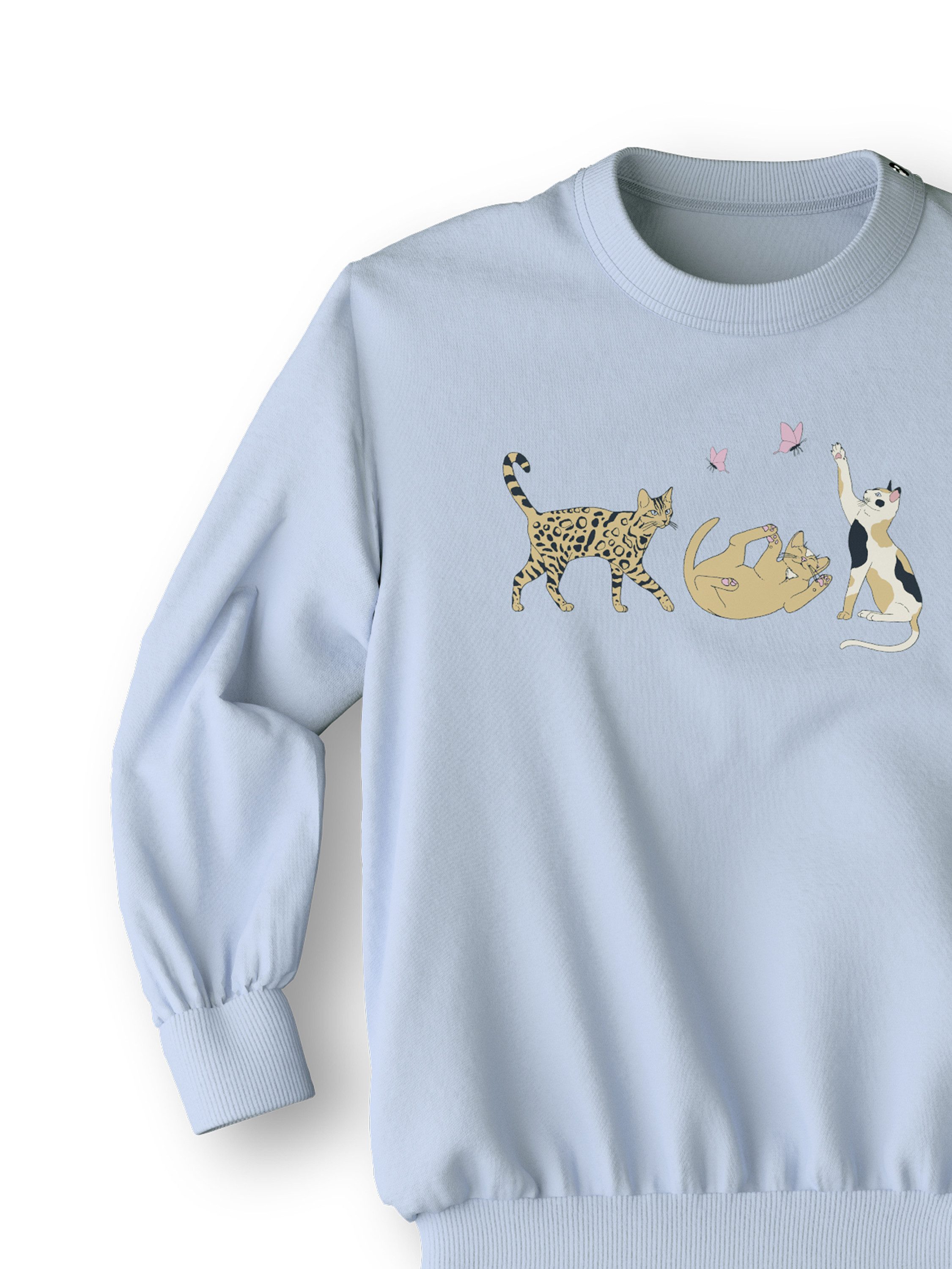 CALIDA Pyjama Toddlers Kitty Kinder (2 tlg) aus 100% Baumwolle, mit weichen Rippbündchen an den Abschlüssen