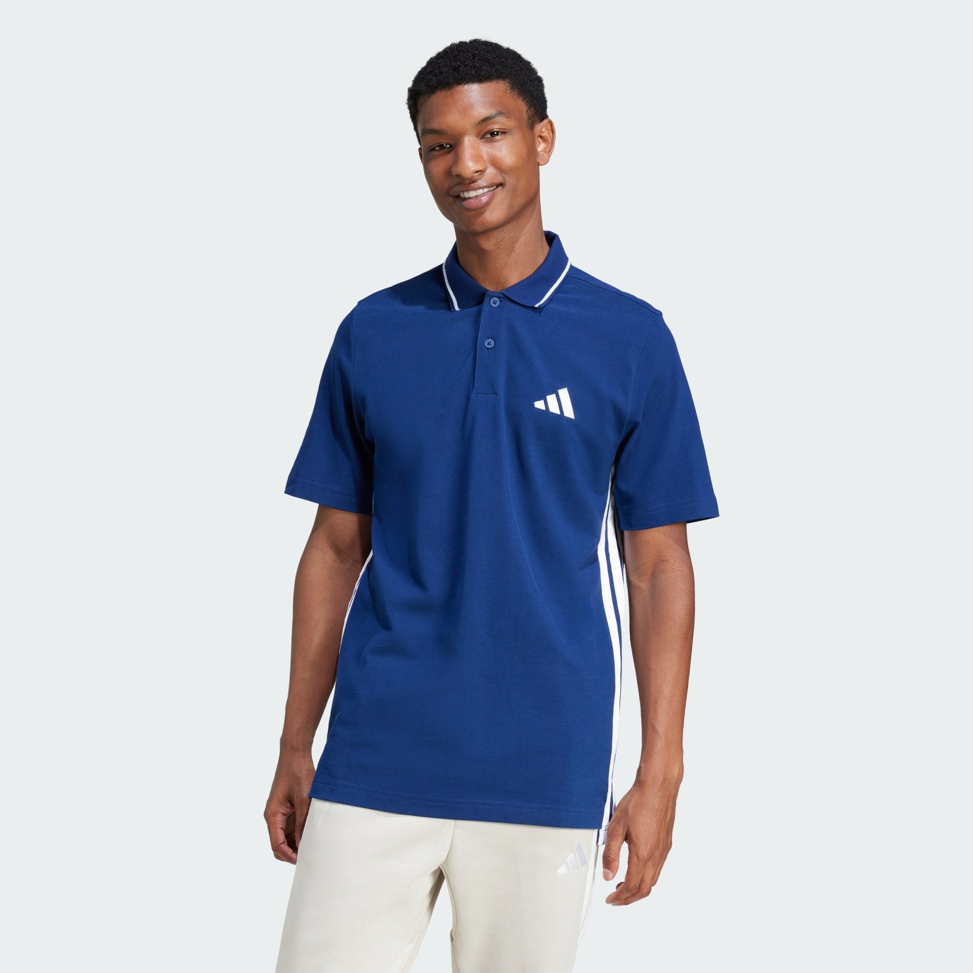 adidas Sportswear Poloshirt ESSENTIALS 3-STREIFEN PIQUÉ POLOSHIRT (1-tlg)