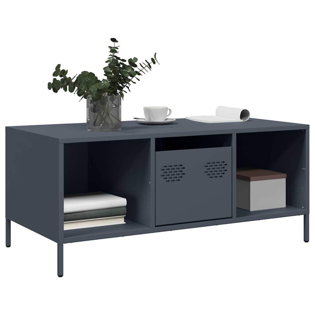 vidaXL Couchtisch Couchtisch Anthrazit 101,5x50x43,5 cm günstig online kaufen