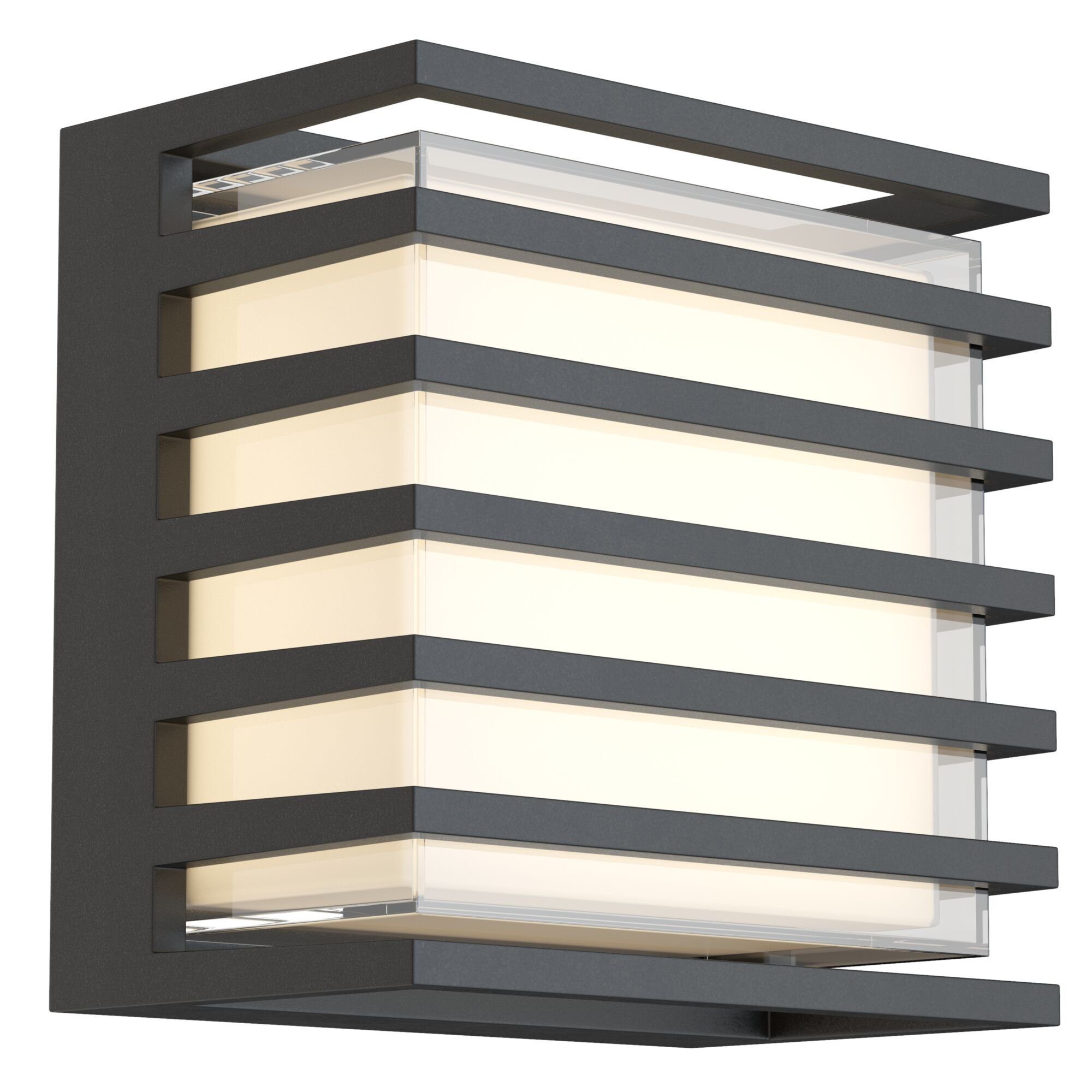 MAYTONI DECORATIVE LIGHTING Wandleuchte Downing Street 16.6x16.6x10 cm, LED fest integriert, hochwertige Design Lampe & dekoratives Raumobjekt