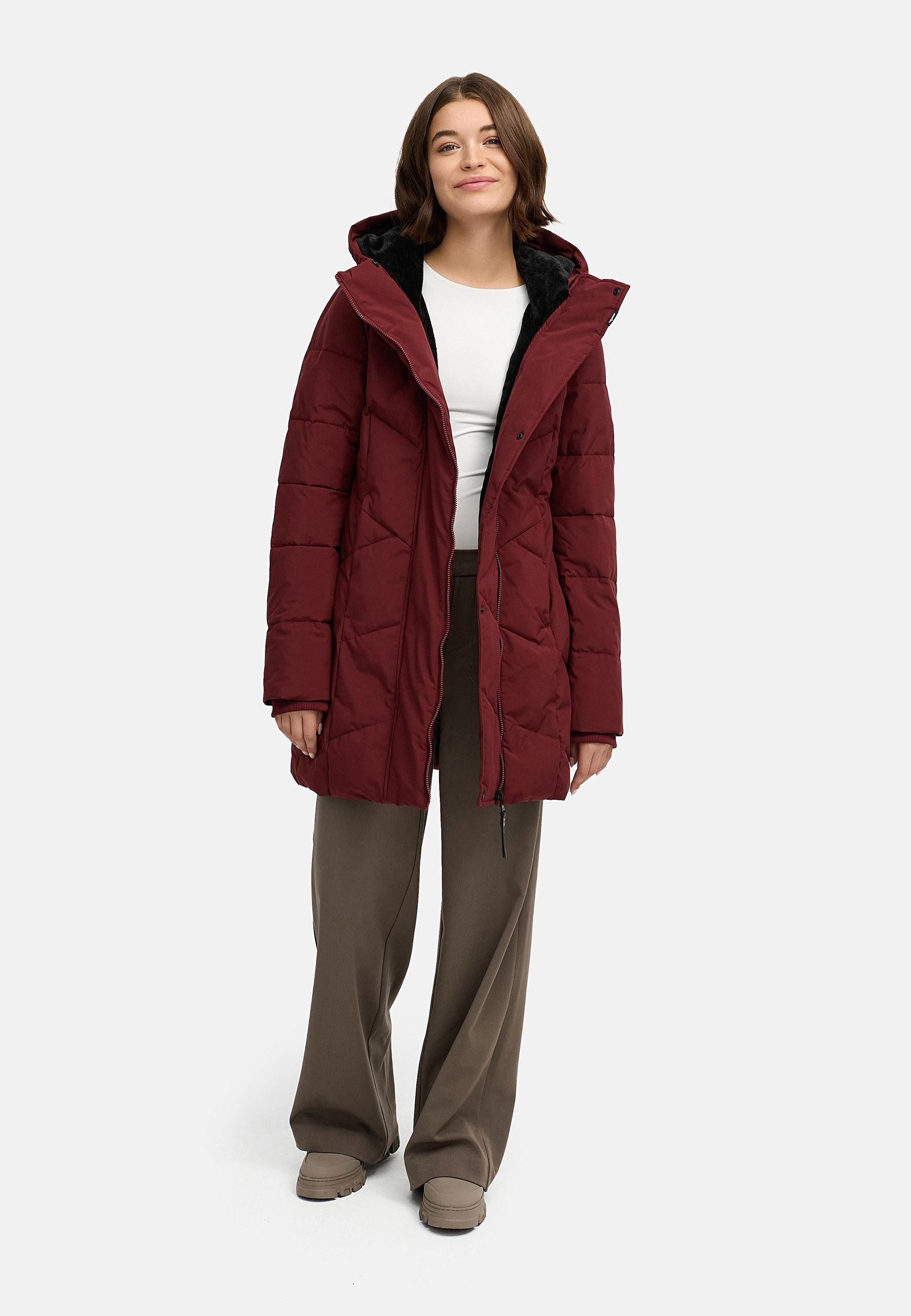 Ragwear Steppmantel Pevilla YOUMODO Wasserdichter Damen Winter gesteppter Kurzmantel