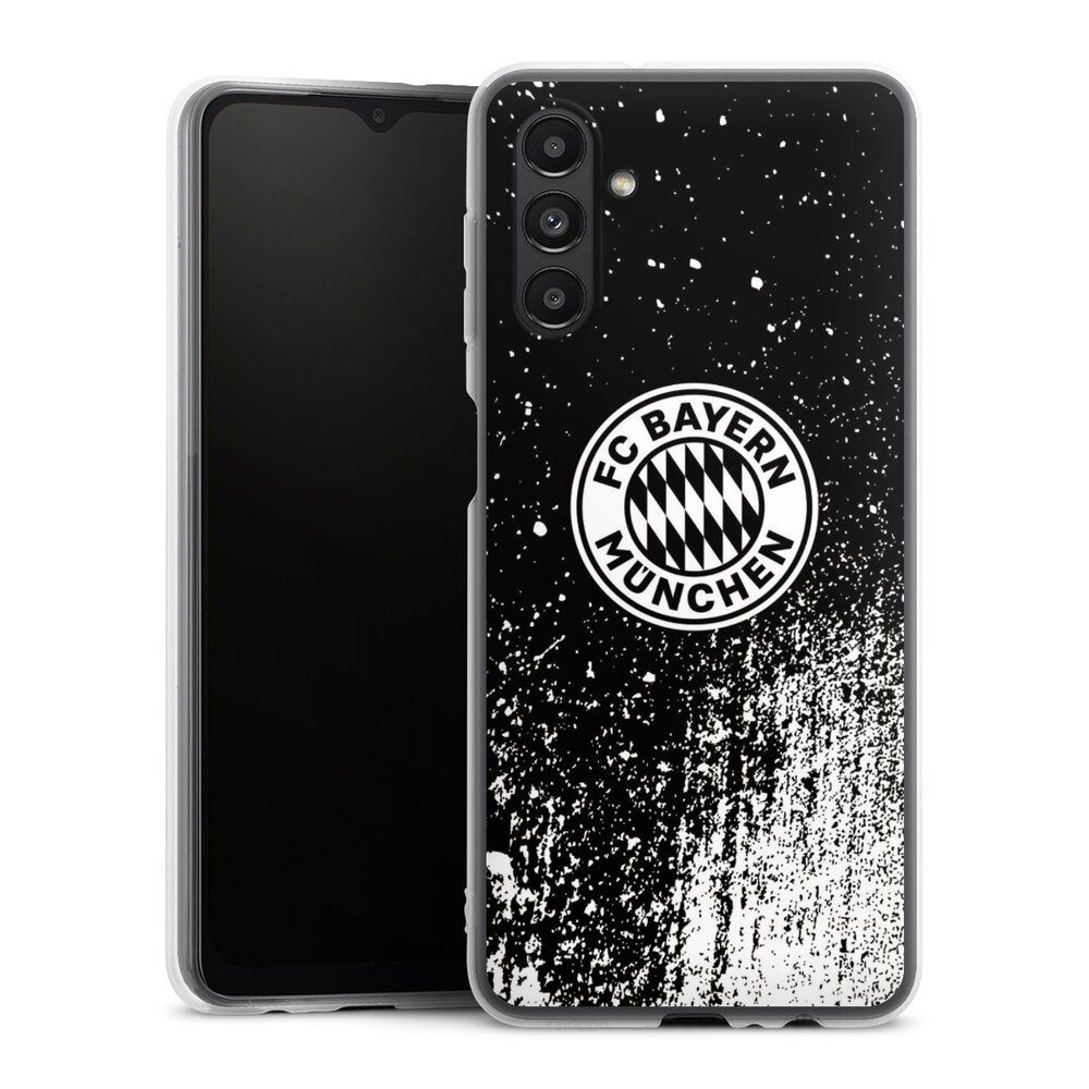 Handyhülle FC Bayern München Offizielles Lizenzprodukt FCB Splatter Schwarz - FCB