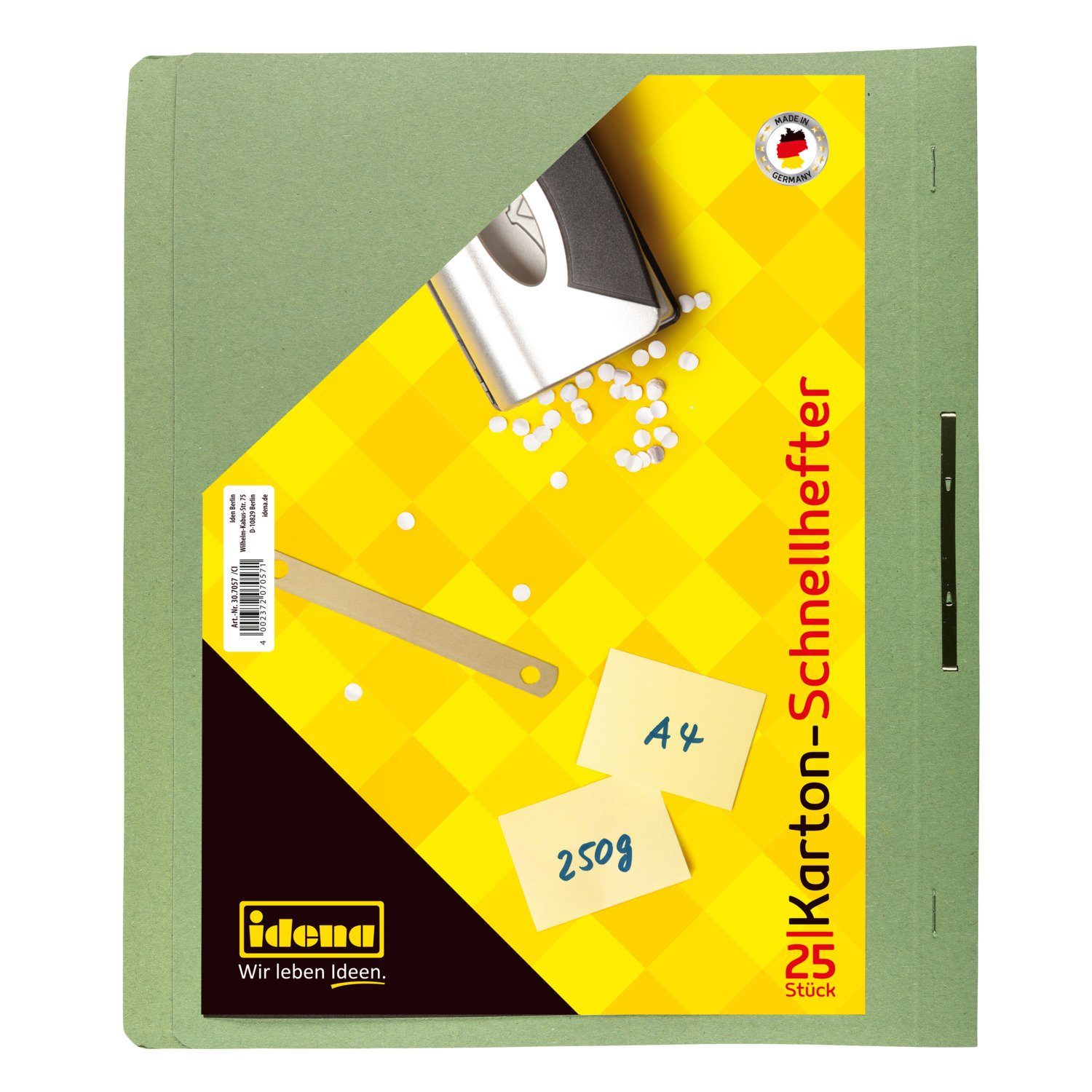 Idena Hefter Idena Kartonschnellhefter A4 grün