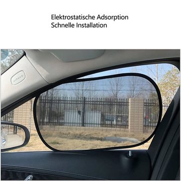SOTOR Autosonnenschutz Kinderwagen-Schattennetz mit UV-Schutz Sonnenschutz für Seitenscheiben, (2-St., einfache Aufbewahrung 50 x 30 cm 2 Stück), Auto selbstklebend schnelle Montage