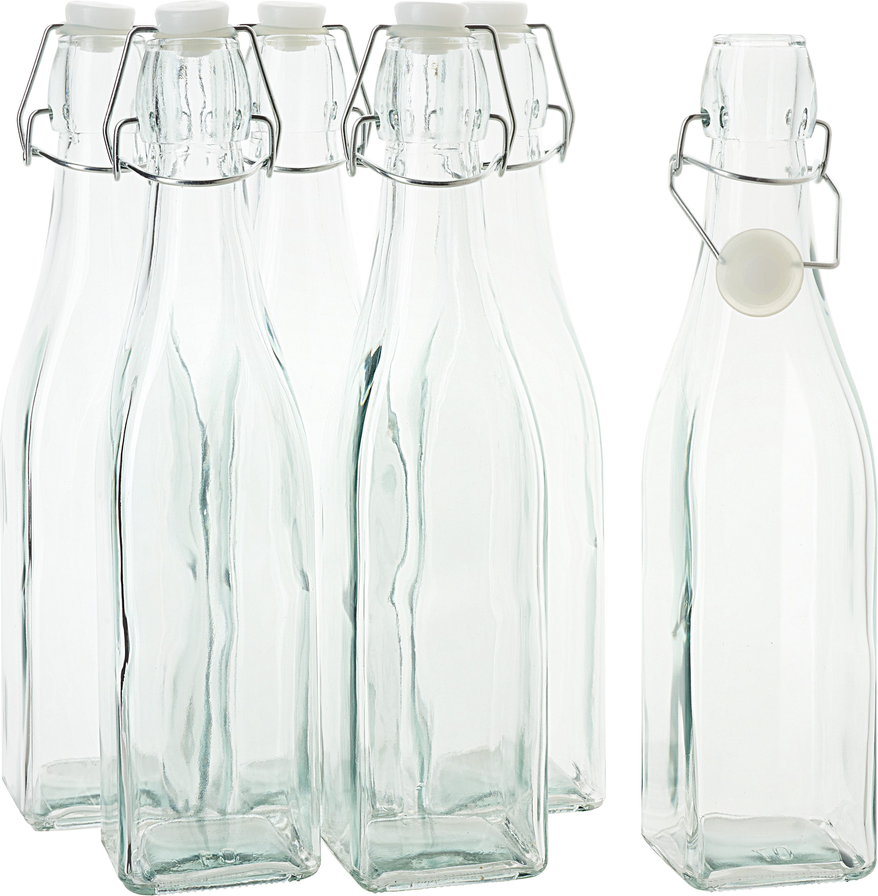 VBS Trinkflasche Eckig, 500 ml, 6 Stück