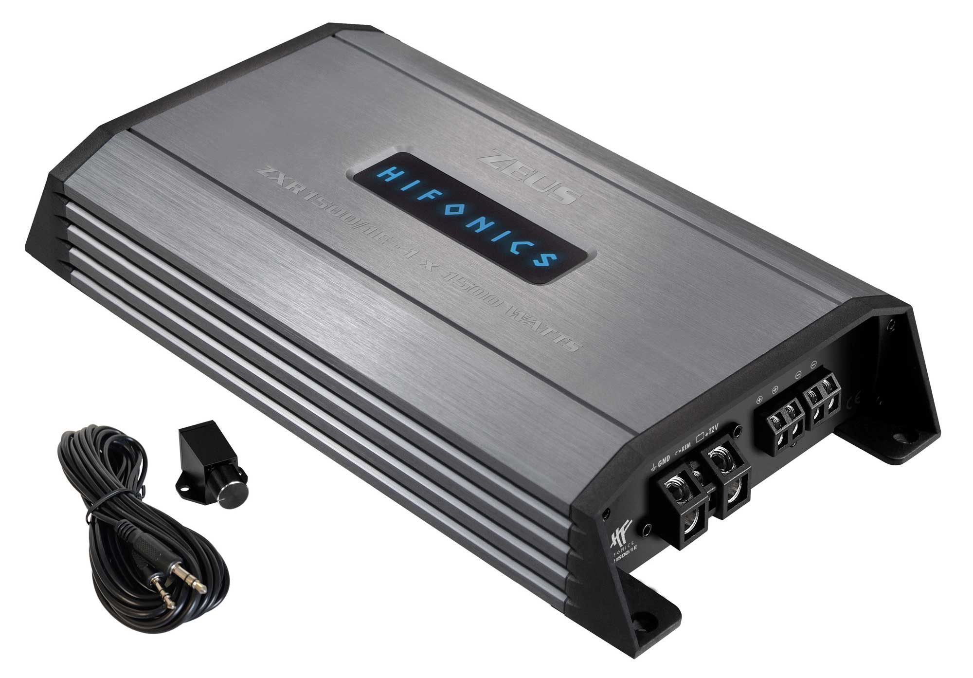 Hifonics ZEUS EXPANSION ZXR 1500/1E 1-Kanal Power Verstärker Mono Class-D Endverstärker (Anzahl Kanäle: 1)