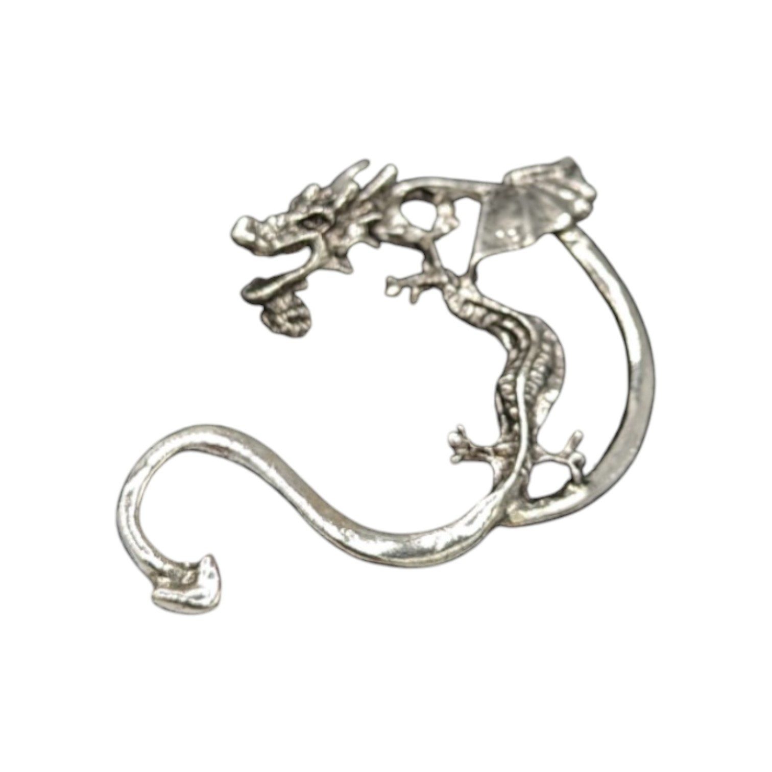 Eyecatcher Paar Серьги-гвоздики Drachen Серьги-гвоздики verschiedene Farben Gold oder Silber (Set)