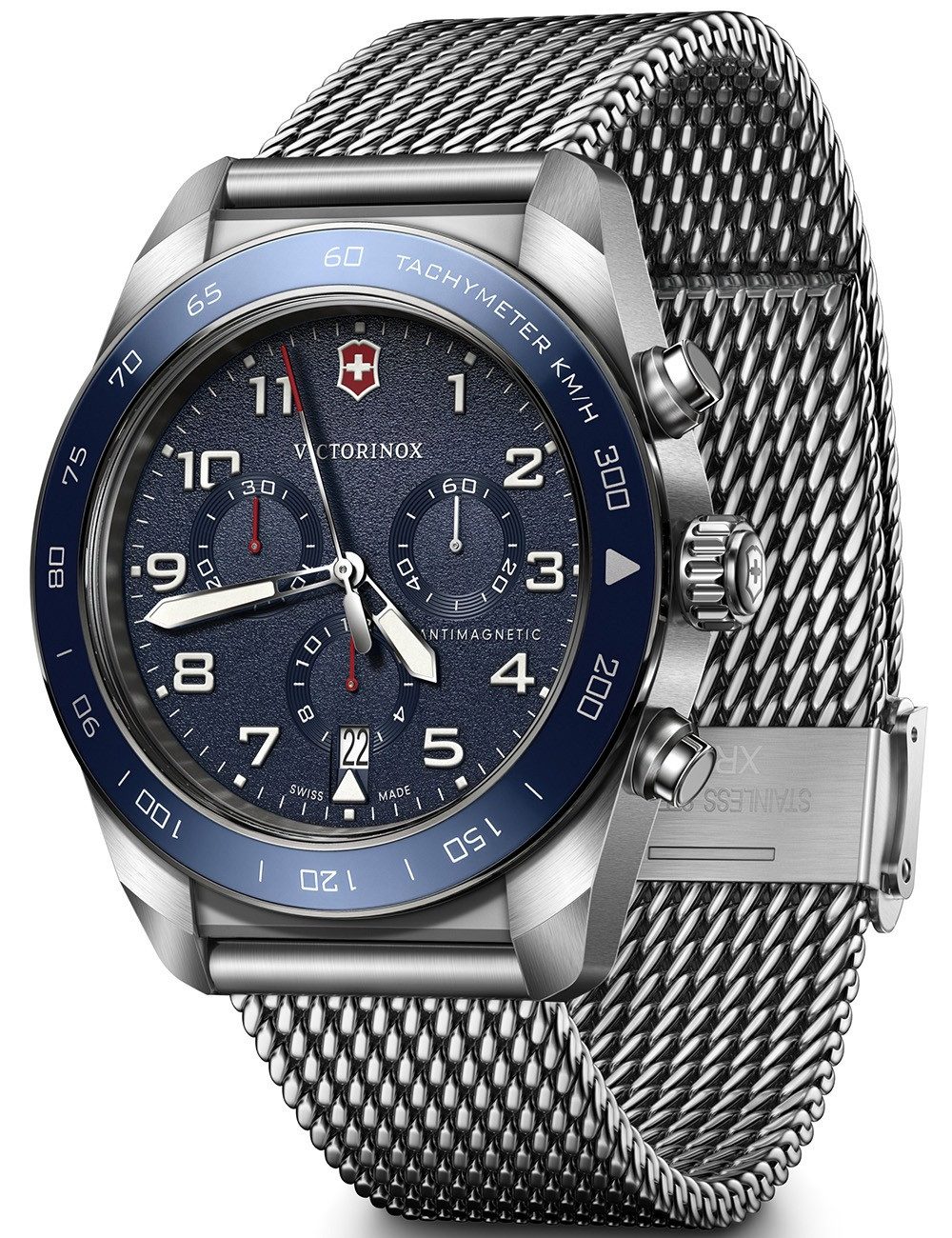 Victorinox Quarzuhr Victorinox 242049 Herrenuhr Swiss Army Chrono 42mm 10ATM Victorinox 242049 Herrenuhr Swiss Army Chrono 42mm 10ATM