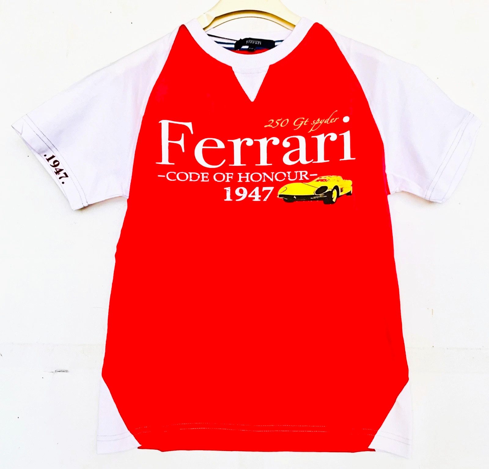 Ferrari Print-Shirt Ferrari Kinder T-Shirts, Ferrari Boy T- Shirt Boucaniers King Mit Rundhalsausschnitt