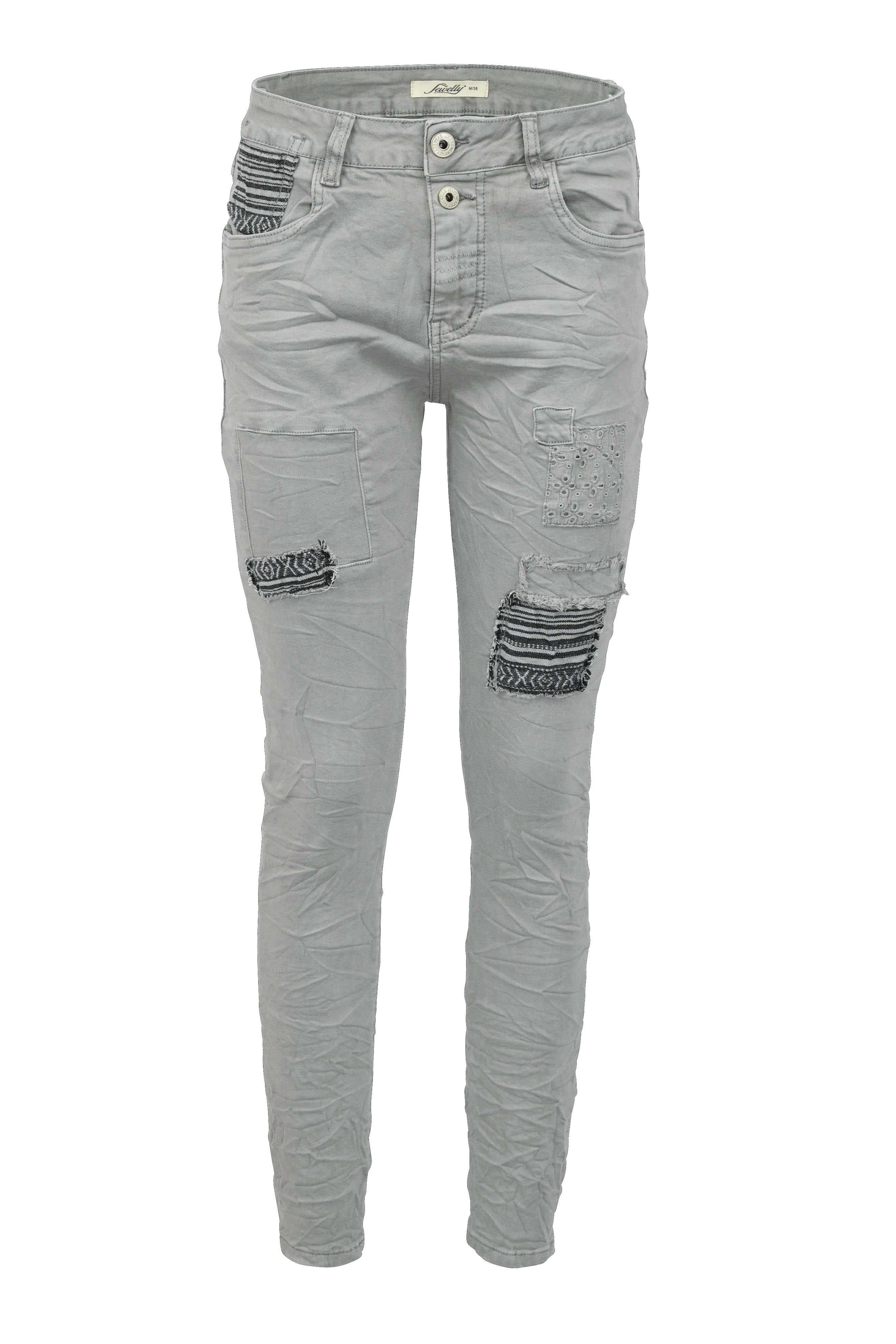 Jewelly Regular-fit-Jeans Stretch Boyfriend Jeans - günstig online kaufen