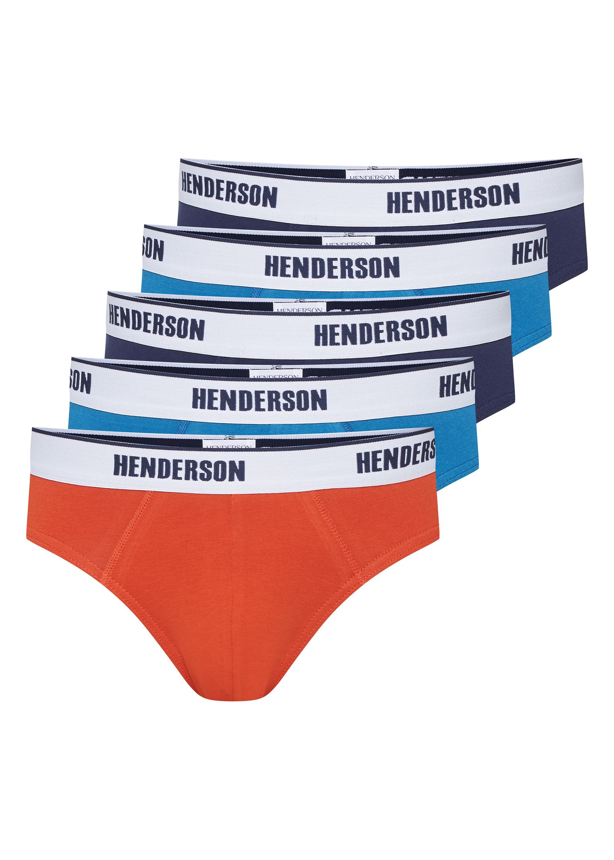 Henderson Slip Klassische Slips 5er-Pack aus Baumwolle Mix Atmungsaktiv bequem Oxide (5-St)