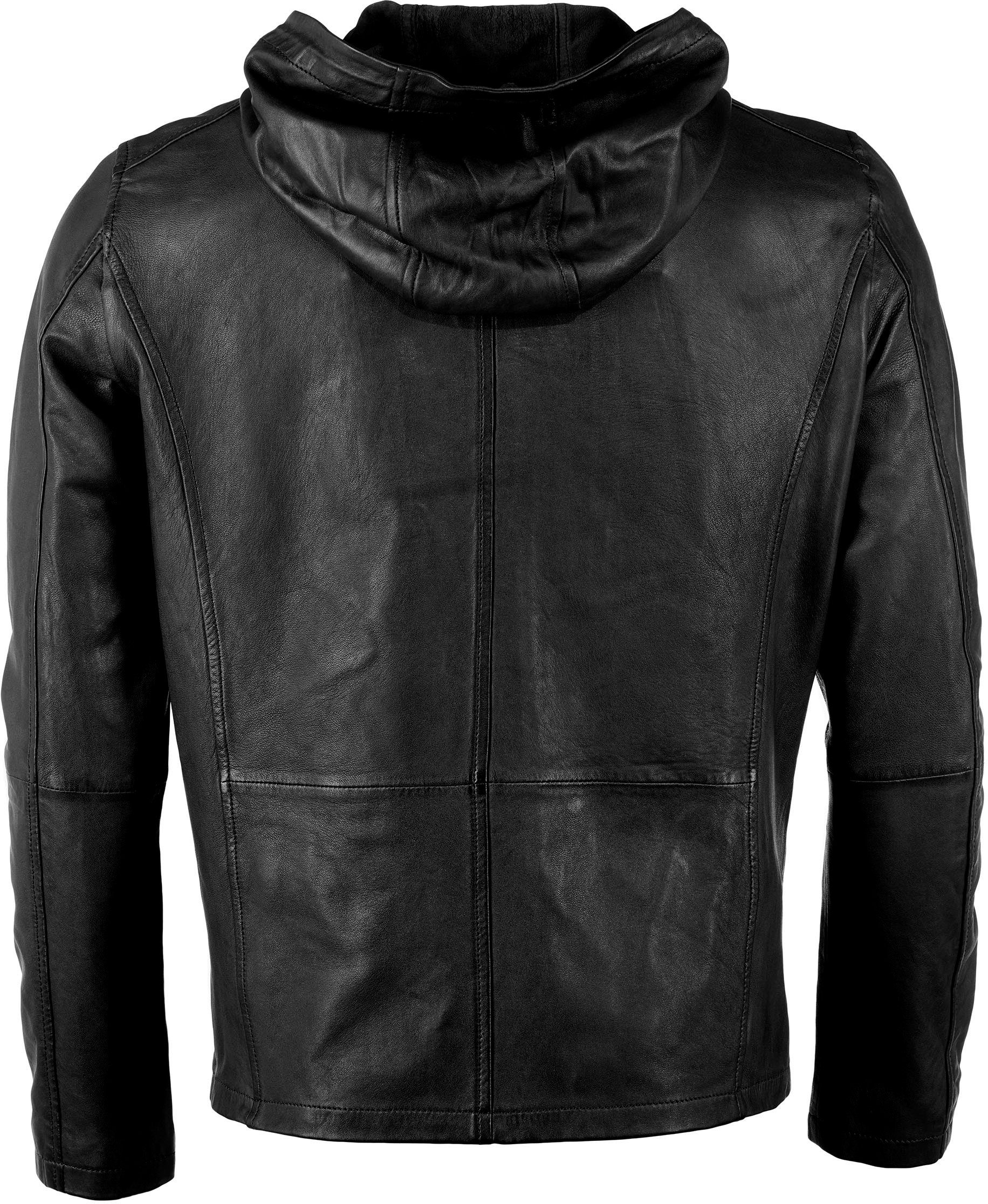 Maze schwarz Lederjacke