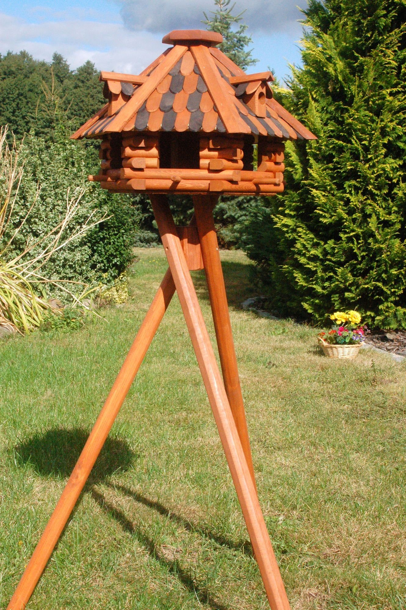 Vogelhaus Futterhaus / Vogelhaus mit Holzschindeln Dachfarben, V13