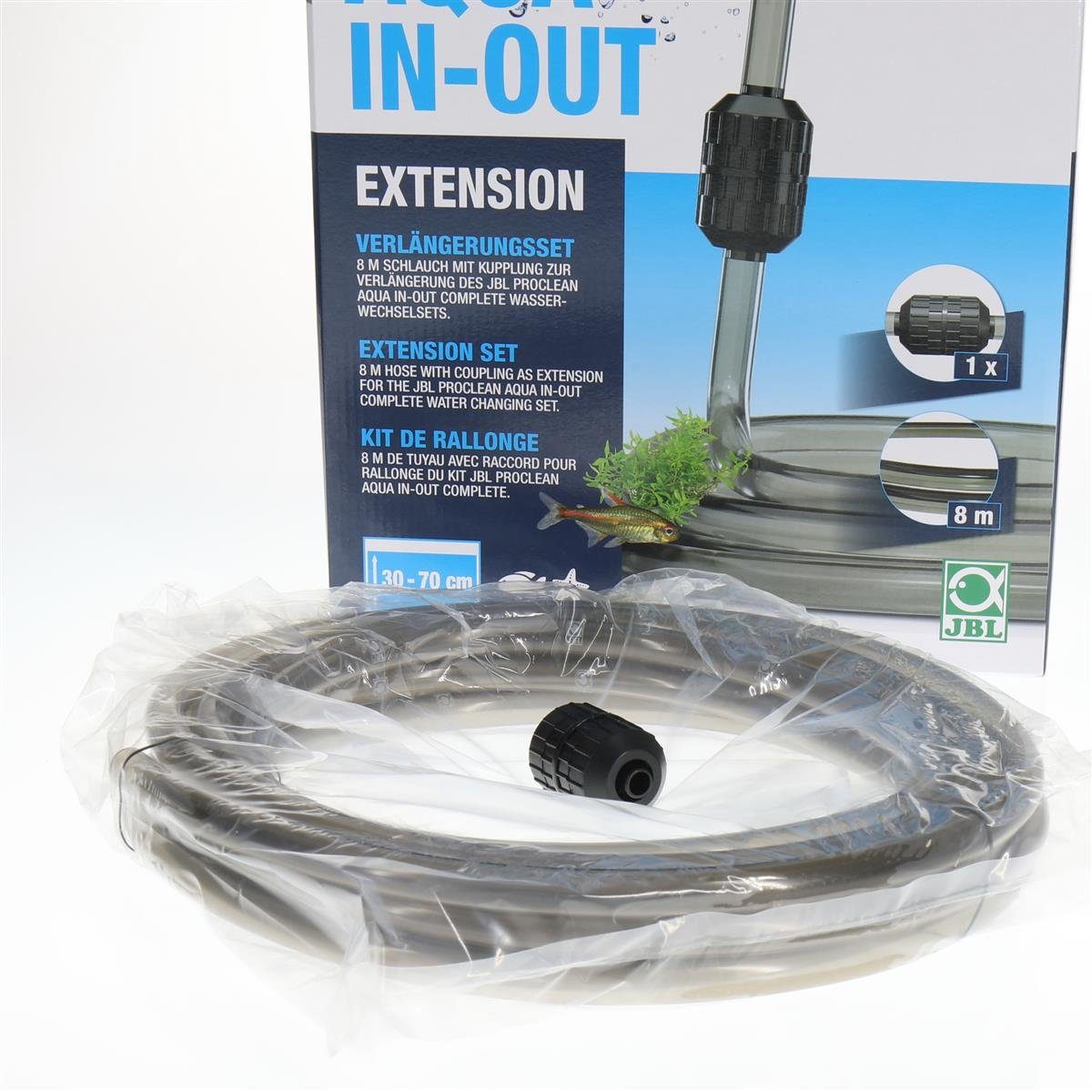 JBL GmbH & Co. KG Aquariendeko JBL Proclean Aqua In-Out Erweiterungset 8 Meter, Bodensauger-Reiniger