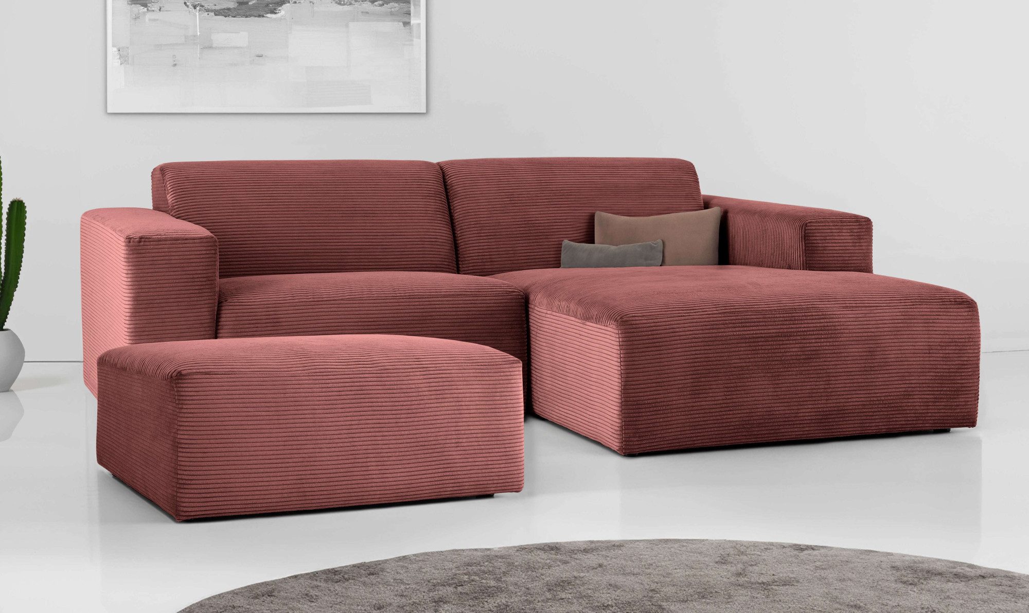 INOSIGN Ecksofa Koa,228cm, L-Form, Modulsofa, Webstoff, günstig online kaufen