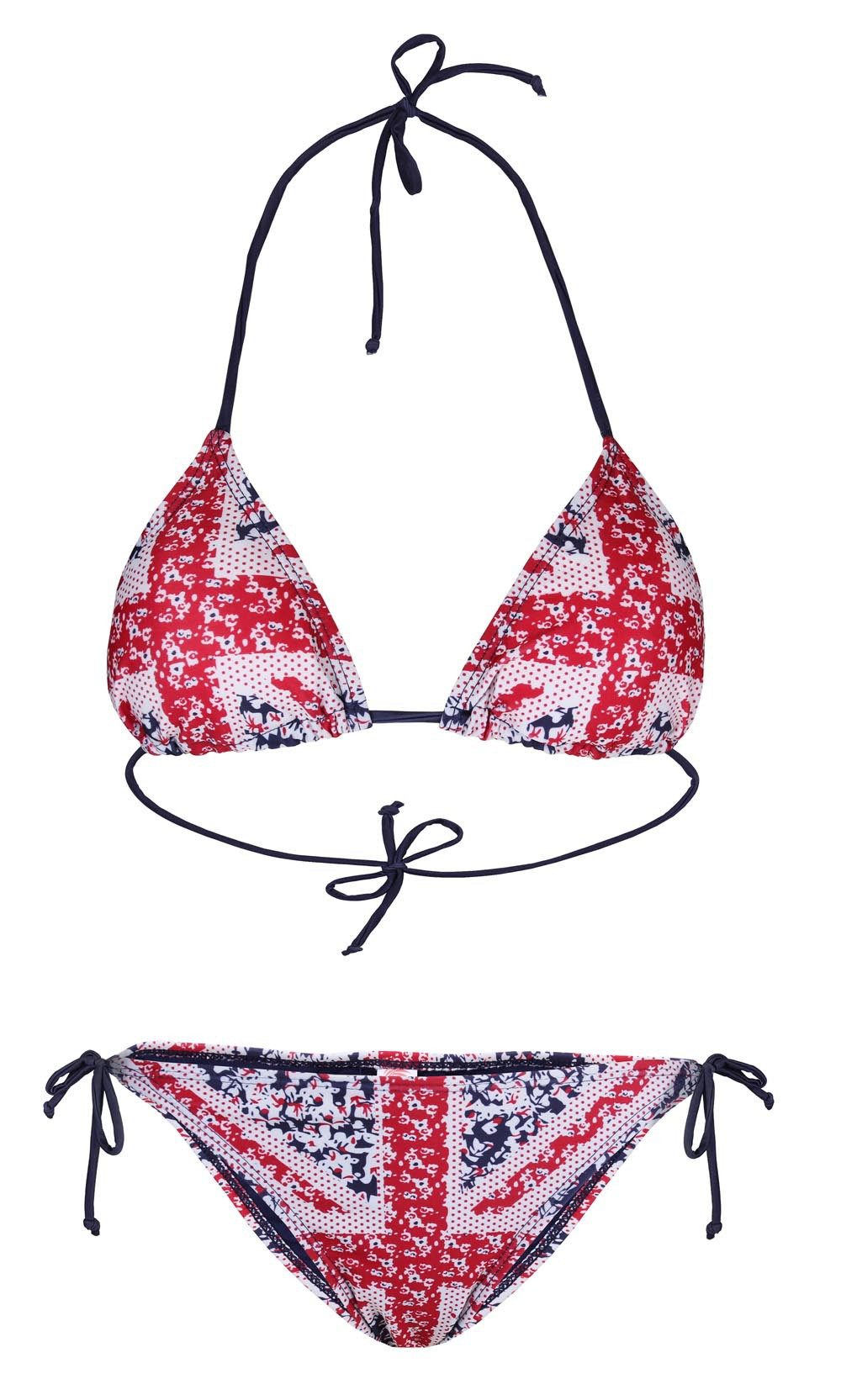 Badekleid Zweiteiliger Badeanzug, Bikini - Fahne L