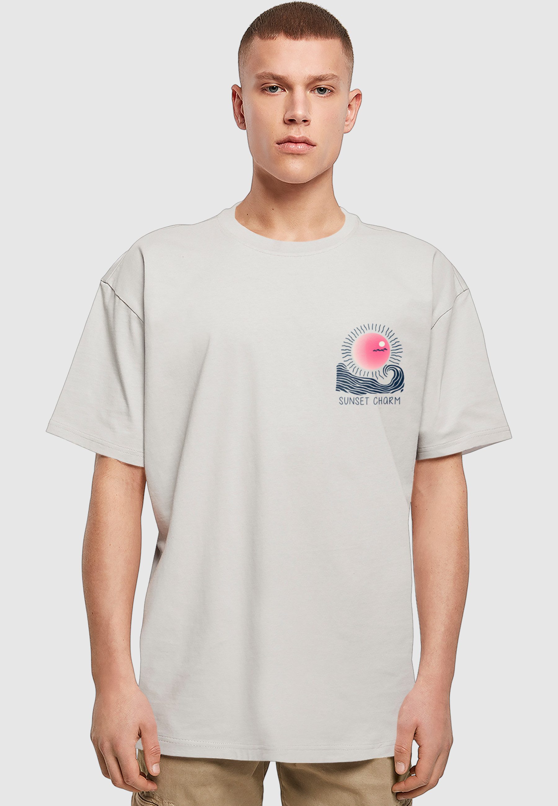 Merchcode T-Shirt Merchcode Sunset Charm Oversized T-shirt (1-tlg)