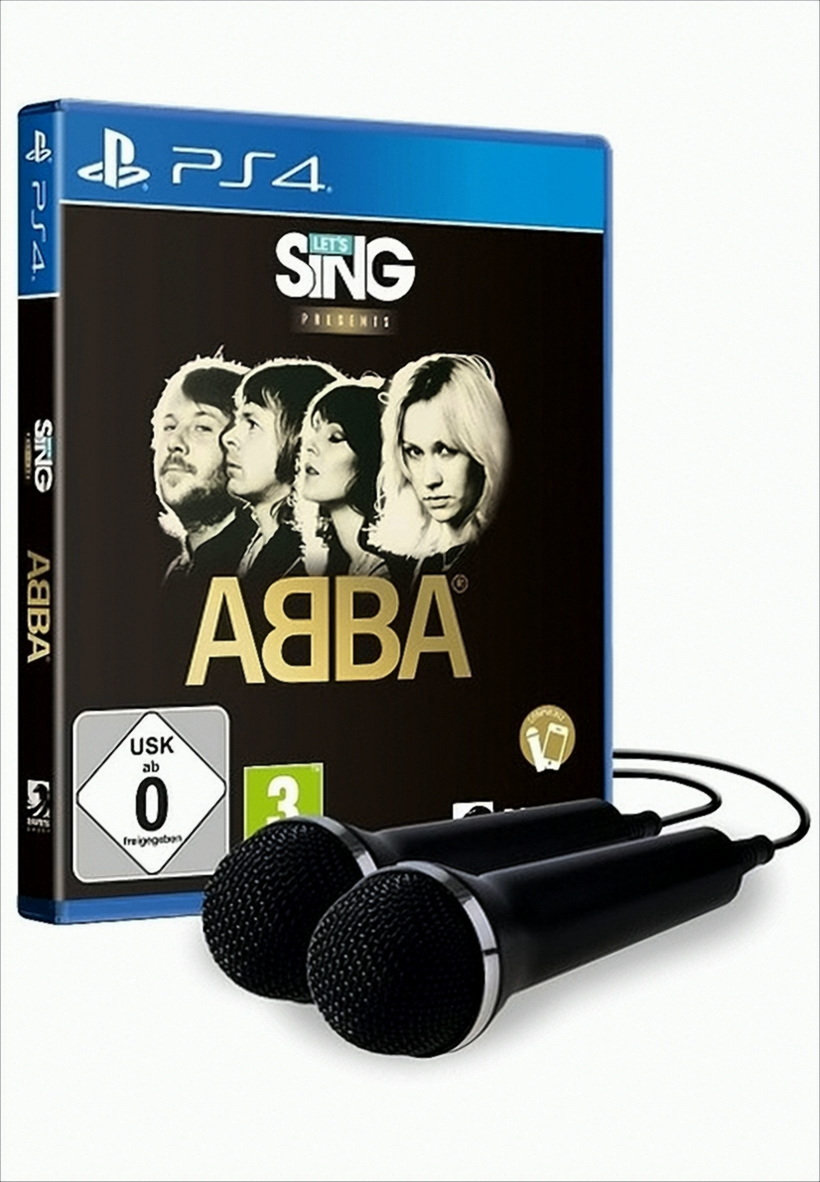 Let's Sing ABBA + 2 Mikrophone, Playstation 4