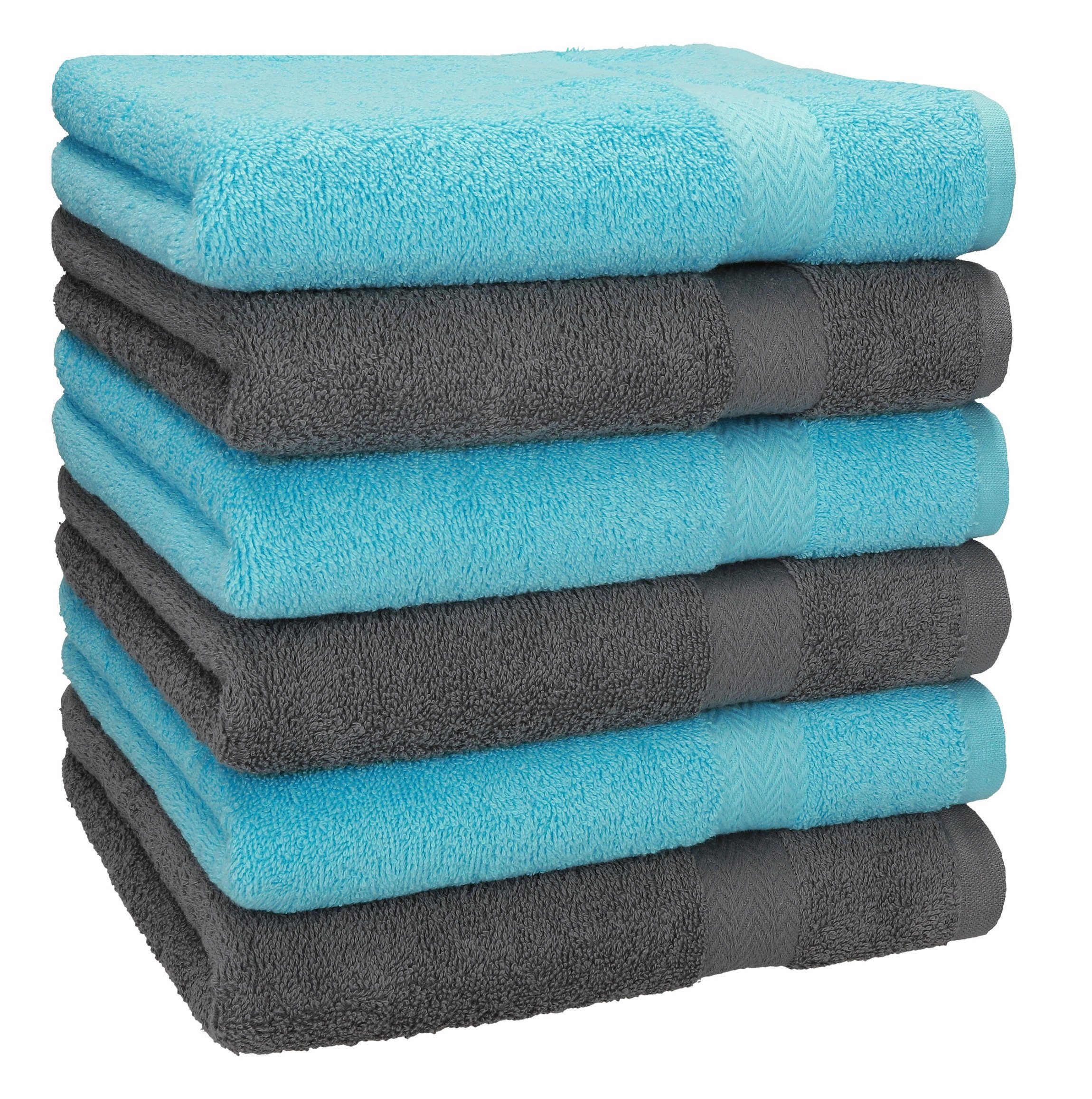 Betz 12er Handtuch Set Handtücher Duschtücher PALERMO 100% Baumwolle 