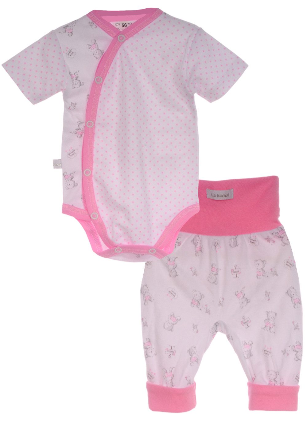 Body & Hose Wickelbody und Hose Baby Anzug 2tlg. Set Body
