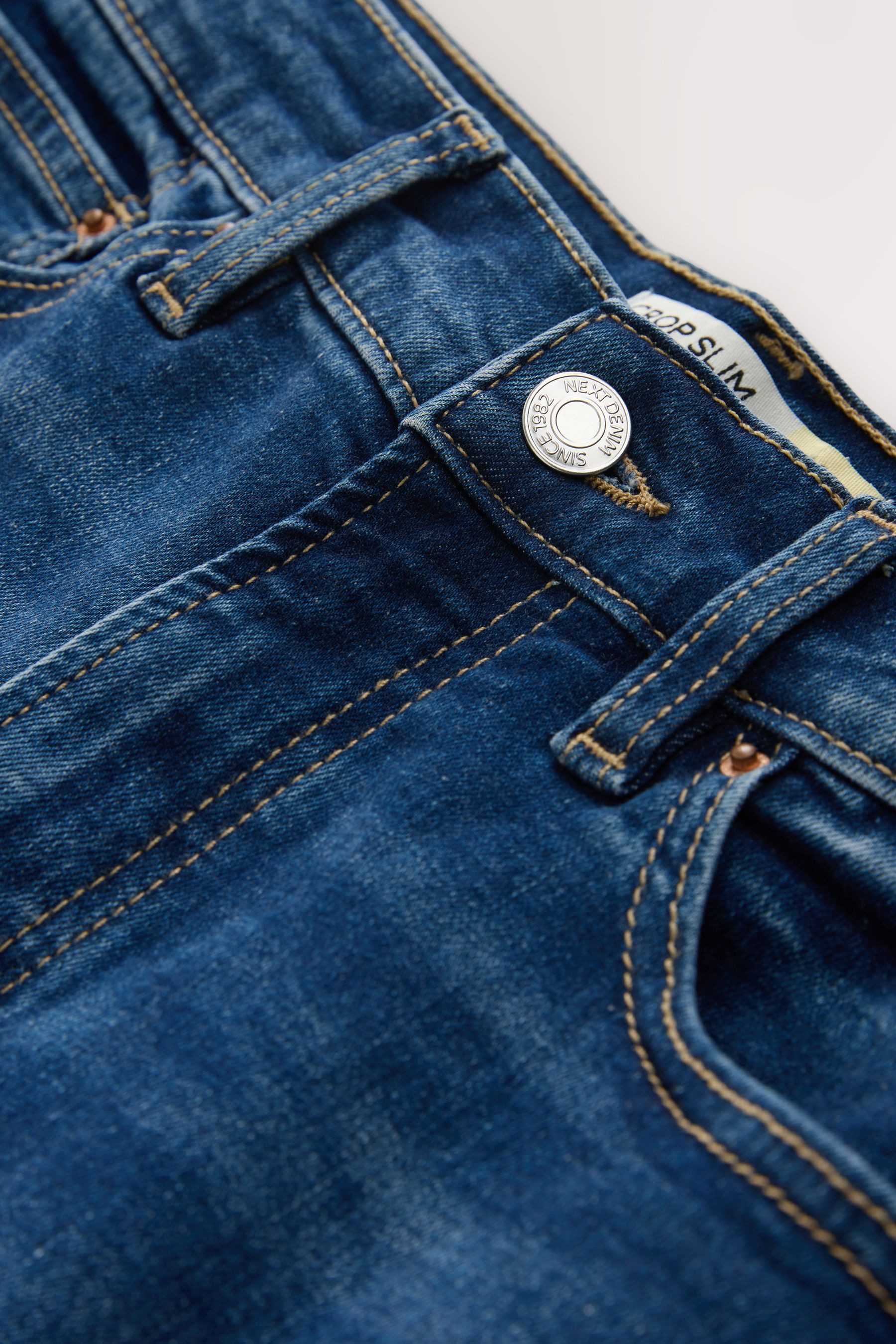 Next Slim-fit-Jeans Verkürzte Slim Fit Jeans, Kurzgröße (1-tlg)