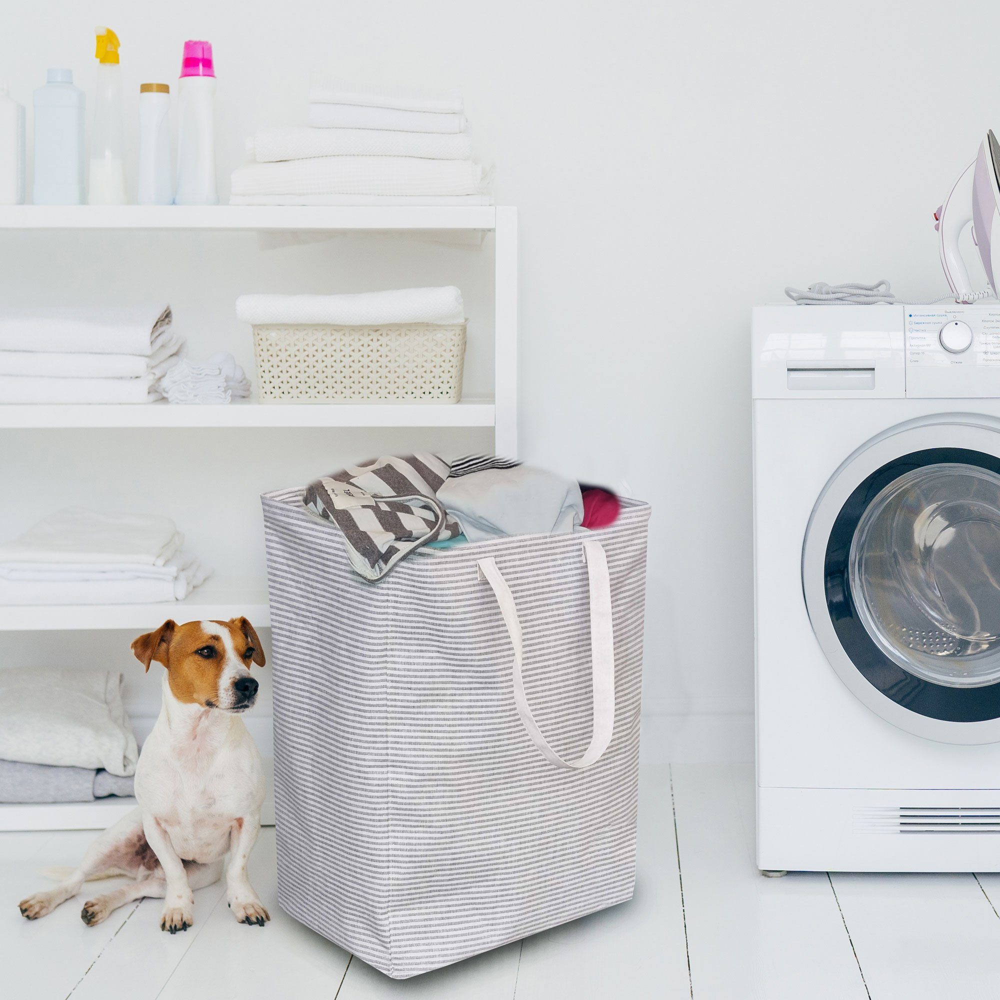 osoltus Wäschesortierer osoltus Wäschekorb Stockholm Organizer mit Griffen günstig online kaufen