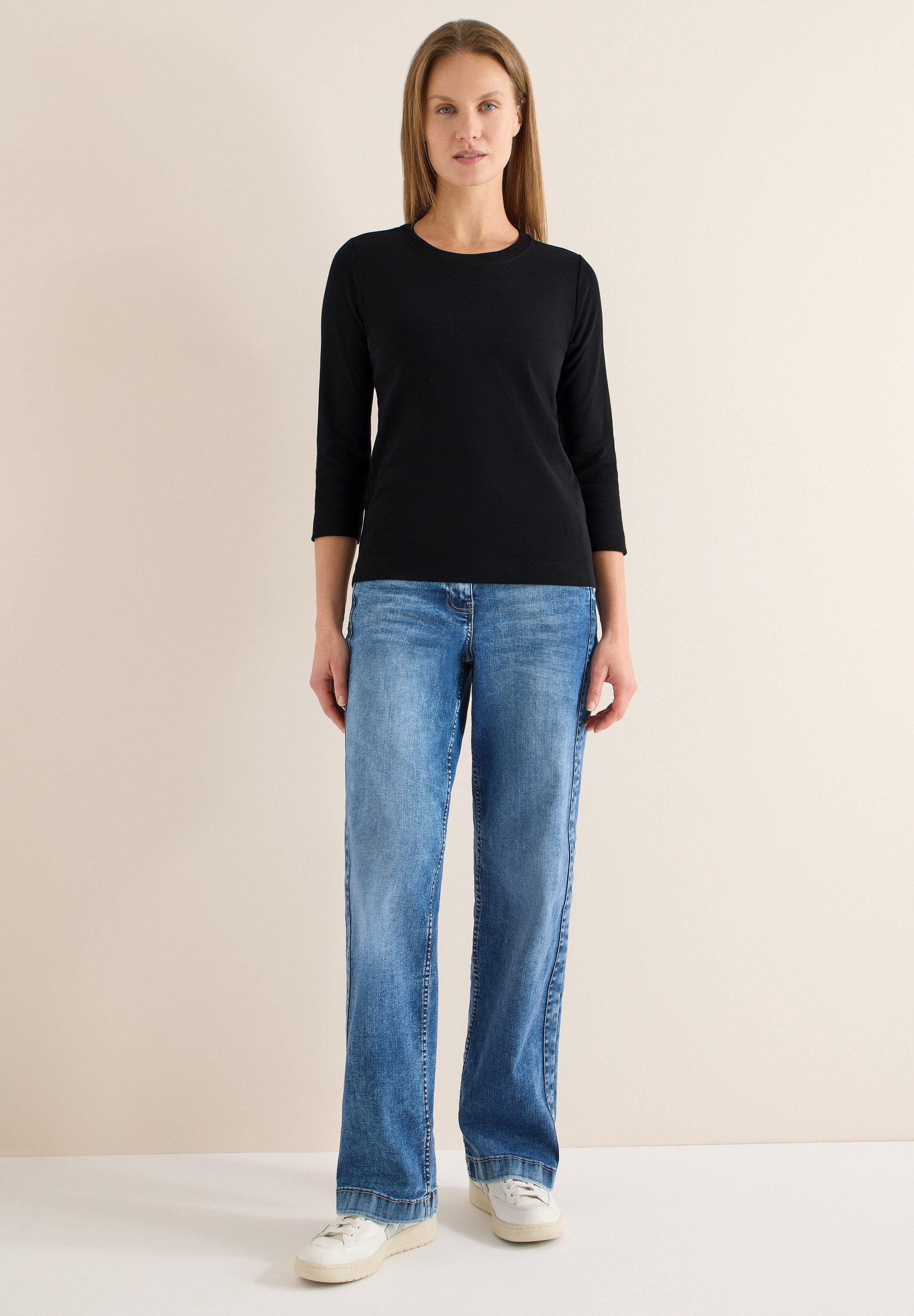 CECIL 3/4-Arm-Shirt mit 3/4 Ärmeln