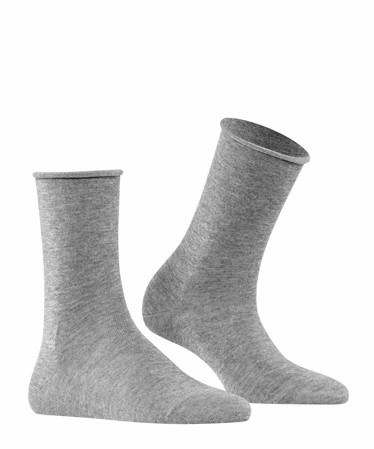 Socken Active - Breeze FALKE Uni, Rollbündchen Damen Kurzsocken Grau