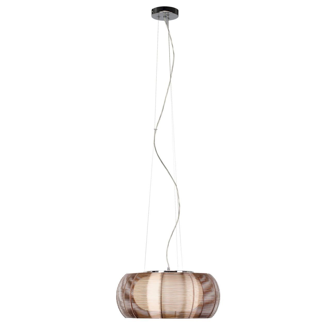 Brilliant Pendelleuchte N E27, bronze/chrom 30W, 2x Pendelleuchte g.f. Relax A60, Relax, 40cm Lampe